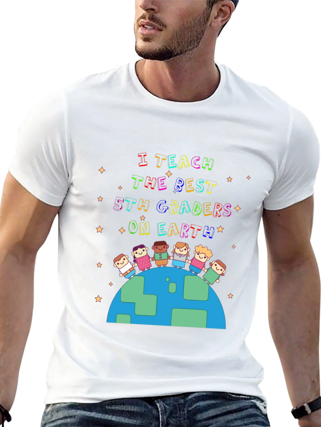 I Teach The Best 5th Graders On Earth T-Shirt
