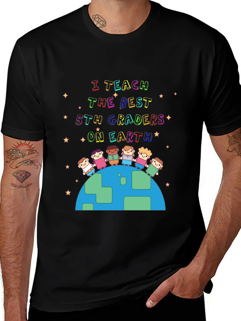 I Teach The Best 5th Graders On Earth T-Shirt