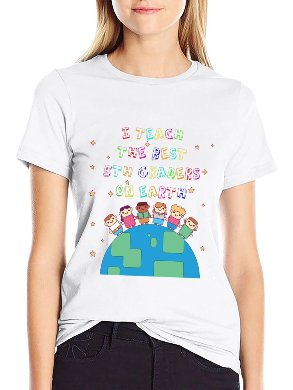 I Teach The Best 5th Graders On Earth T-Shirt