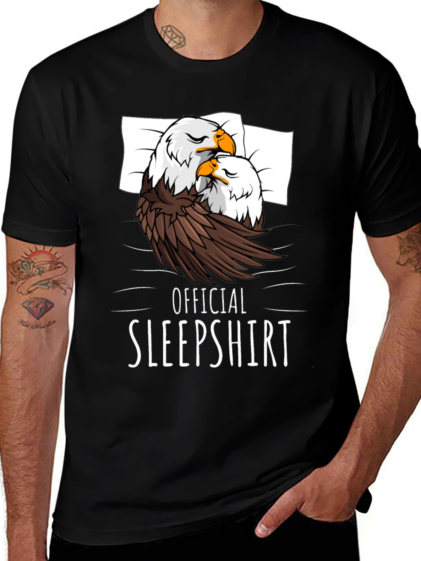 Official Sleepshirt Eagle Graphic T-Shirt