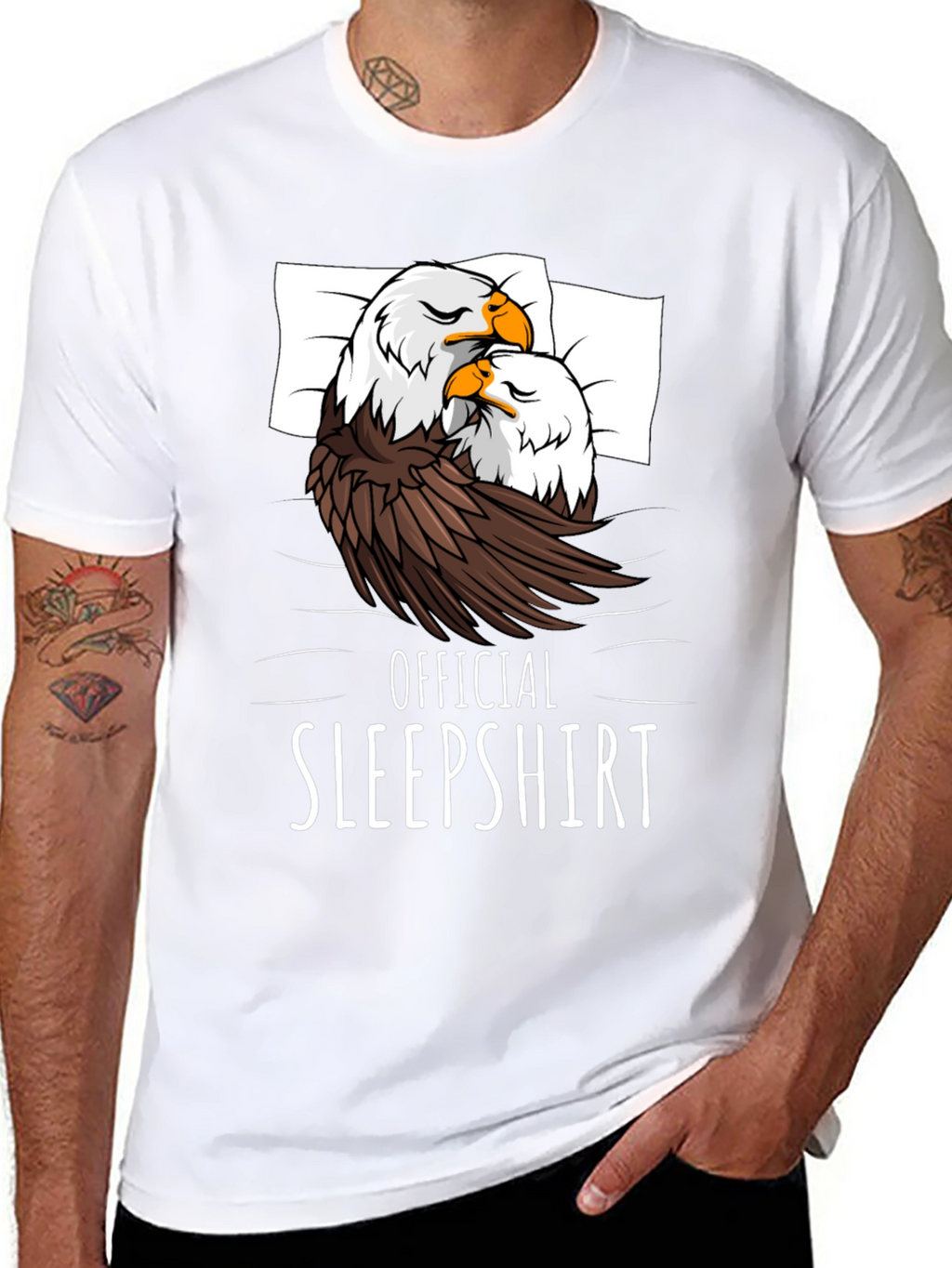 Official Sleepshirt Eagle Graphic T-Shirt