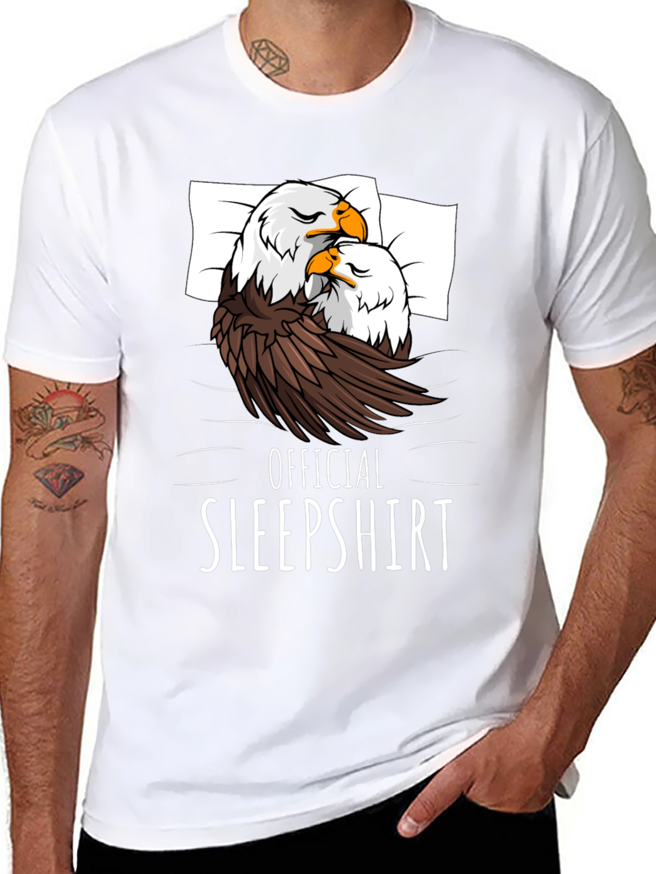 Official Sleepshirt Eagle Graphic T-Shirt