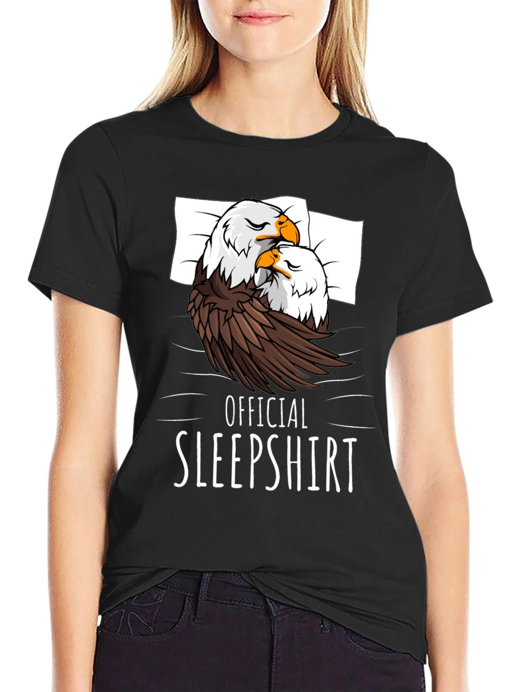 Official Sleepshirt Eagle Graphic T-Shirt