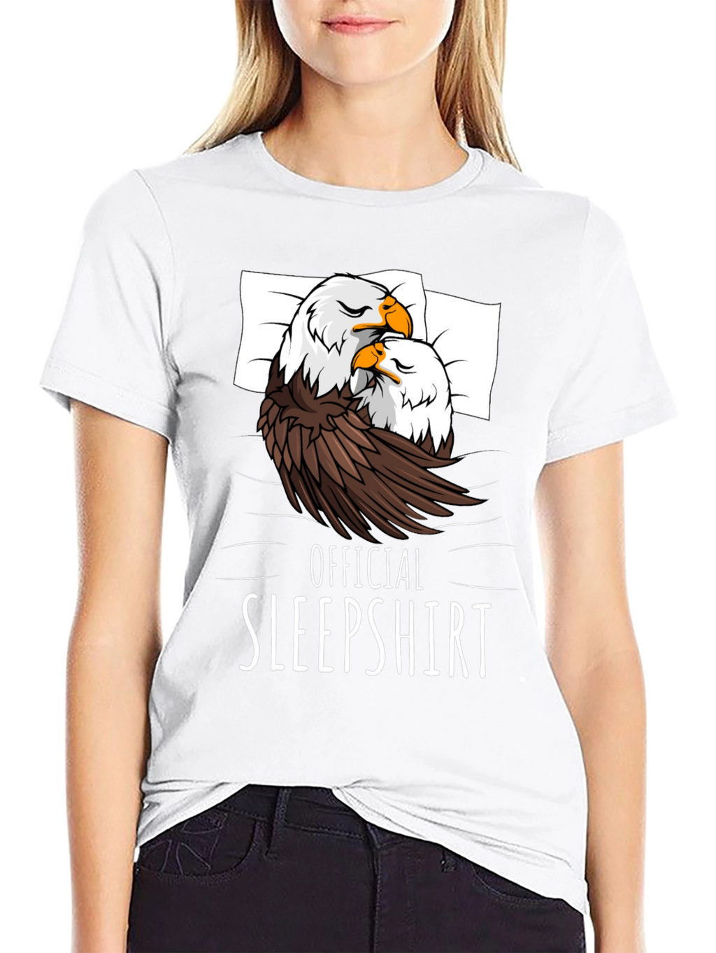 Official Sleepshirt Eagle Graphic T-Shirt