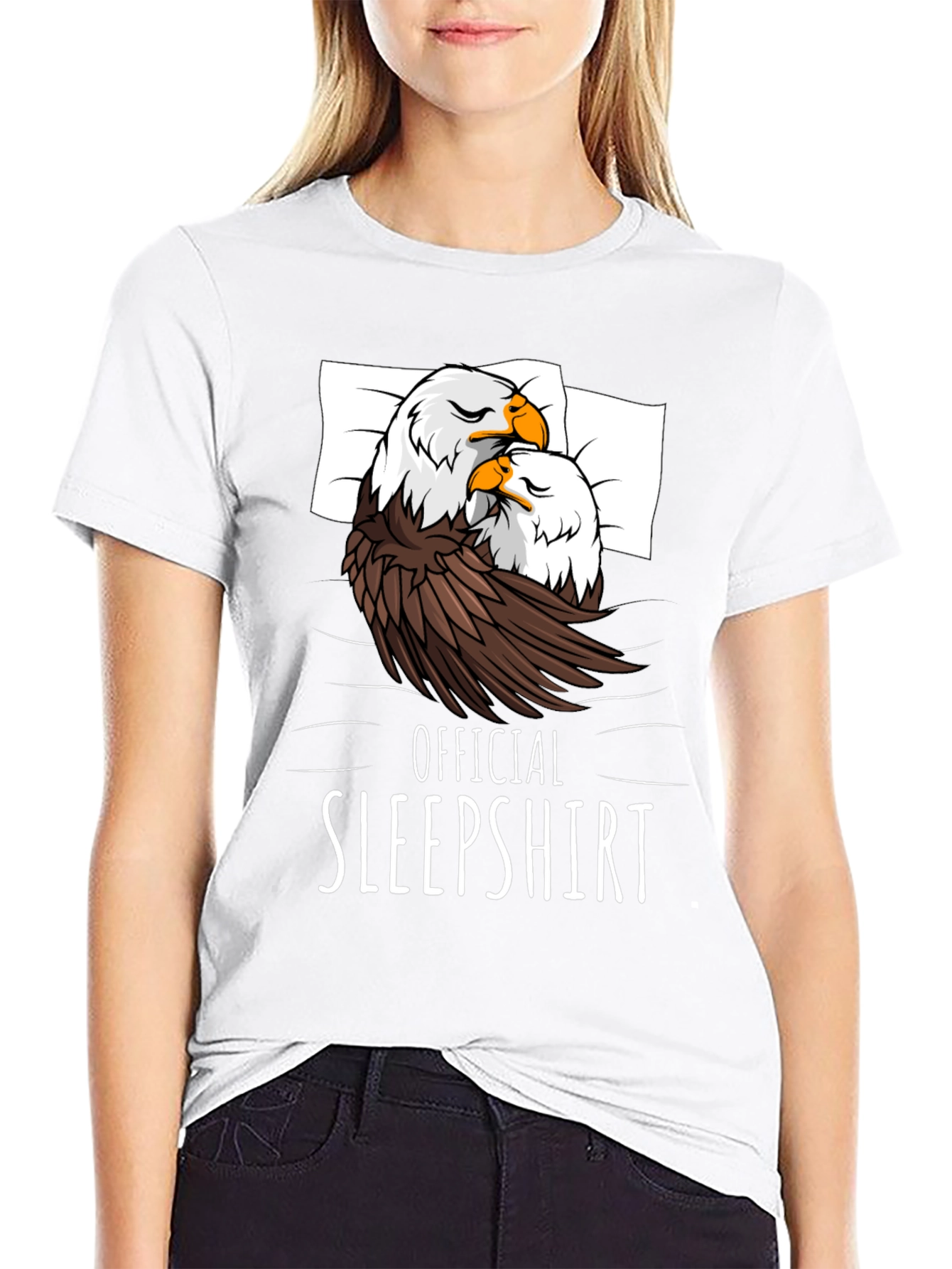 Official Sleepshirt Eagle Graphic T-Shirt