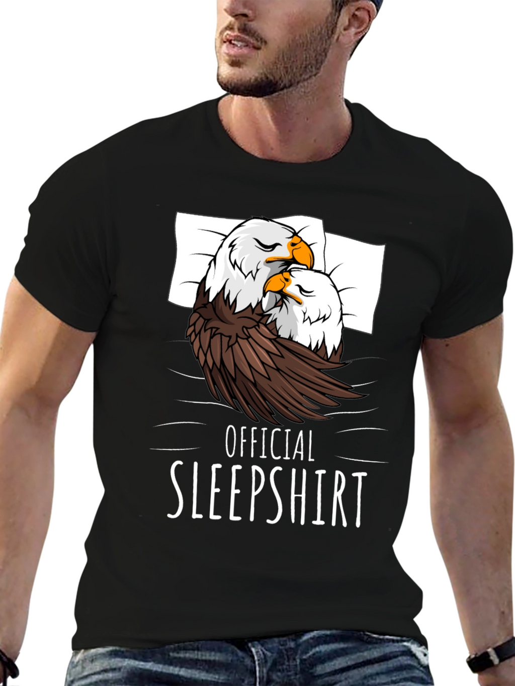 Official Sleepshirt Eagle Graphic T-Shirt