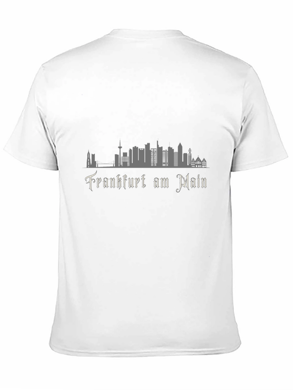 Frankfurt am Main Skyline Black T-Shirt
