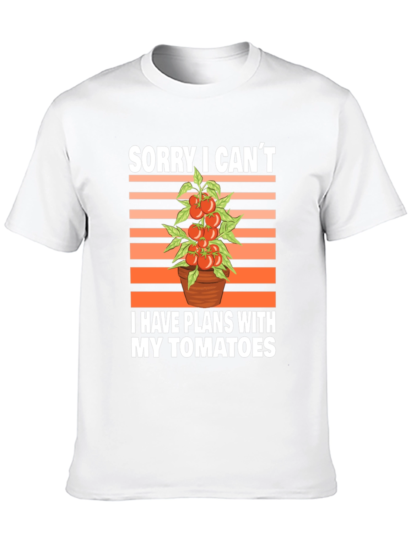 Tomato Plans Graphic T-Shirt - Gardening Humor Tee