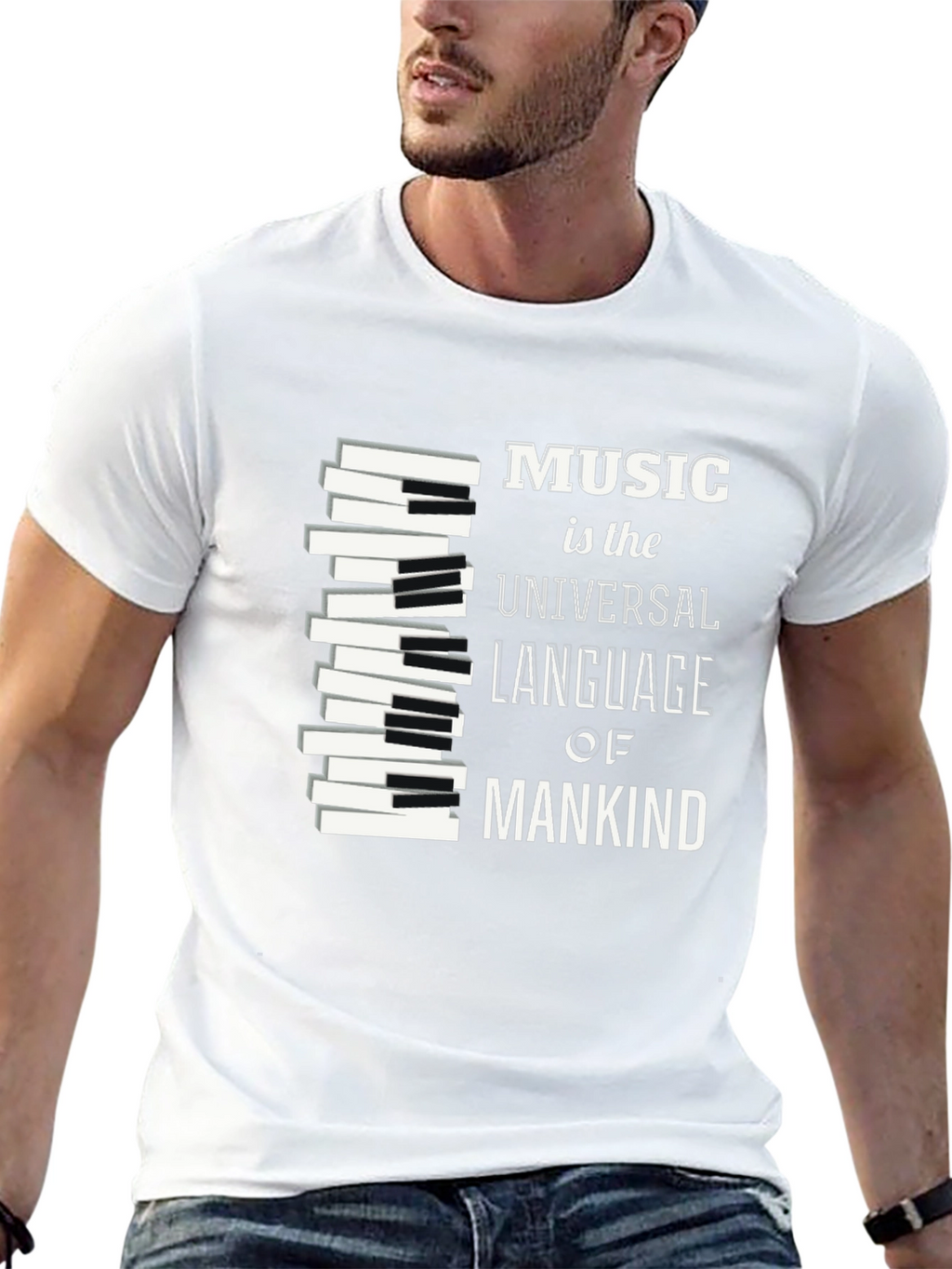 Music is the Universal Language Graphic T-Shirt