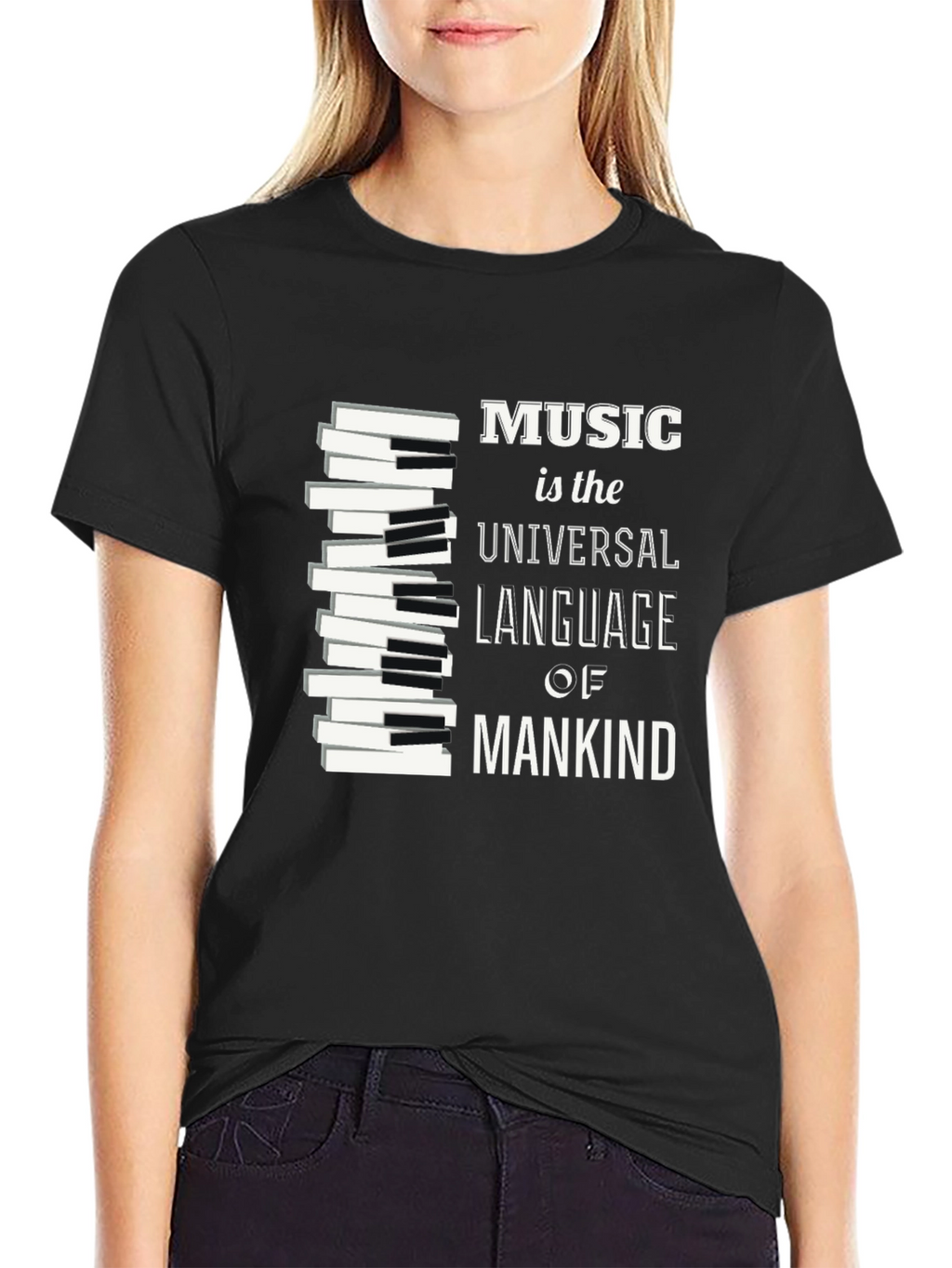 Music is the Universal Language Graphic T-Shirt