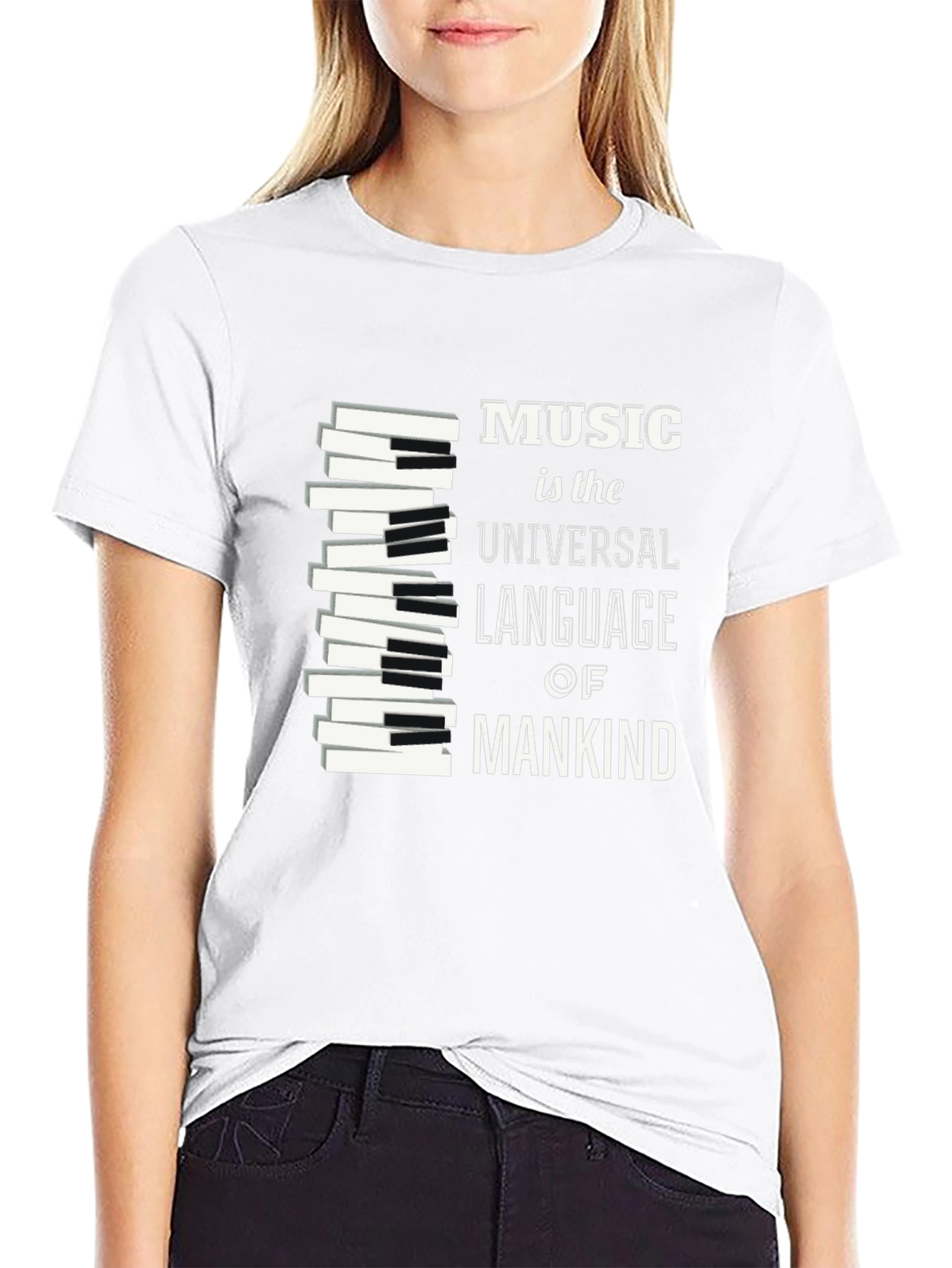 Music is the Universal Language Graphic T-Shirt