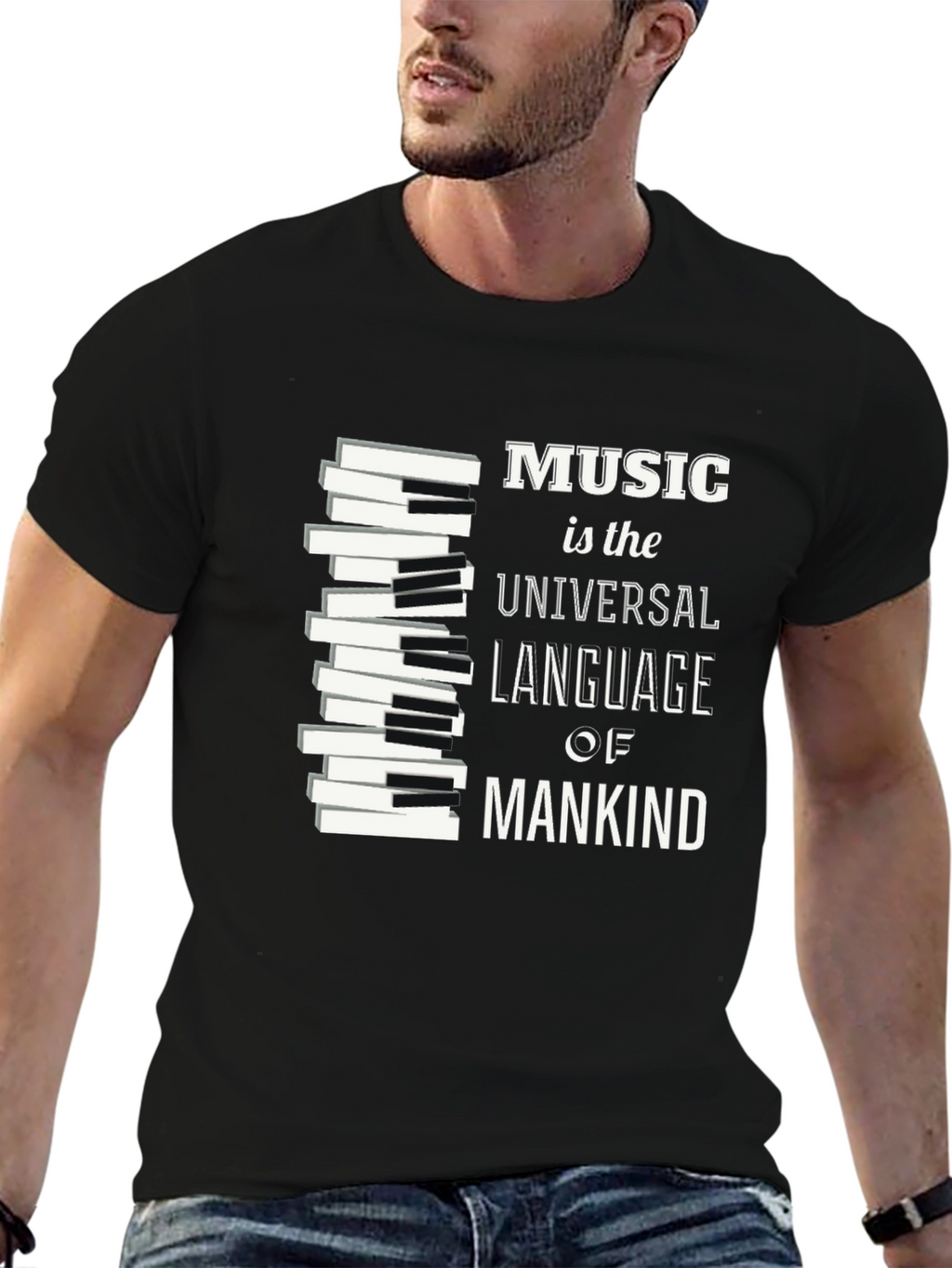 Music is the Universal Language Graphic T-Shirt