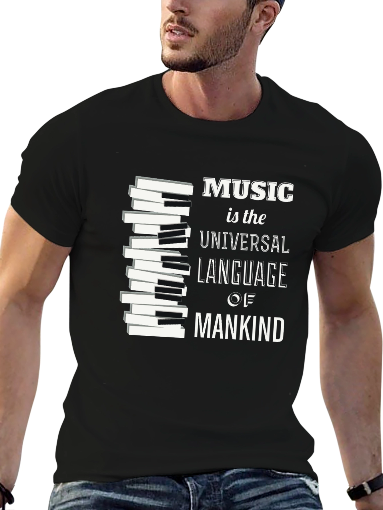 Music is the Universal Language Graphic T-Shirt