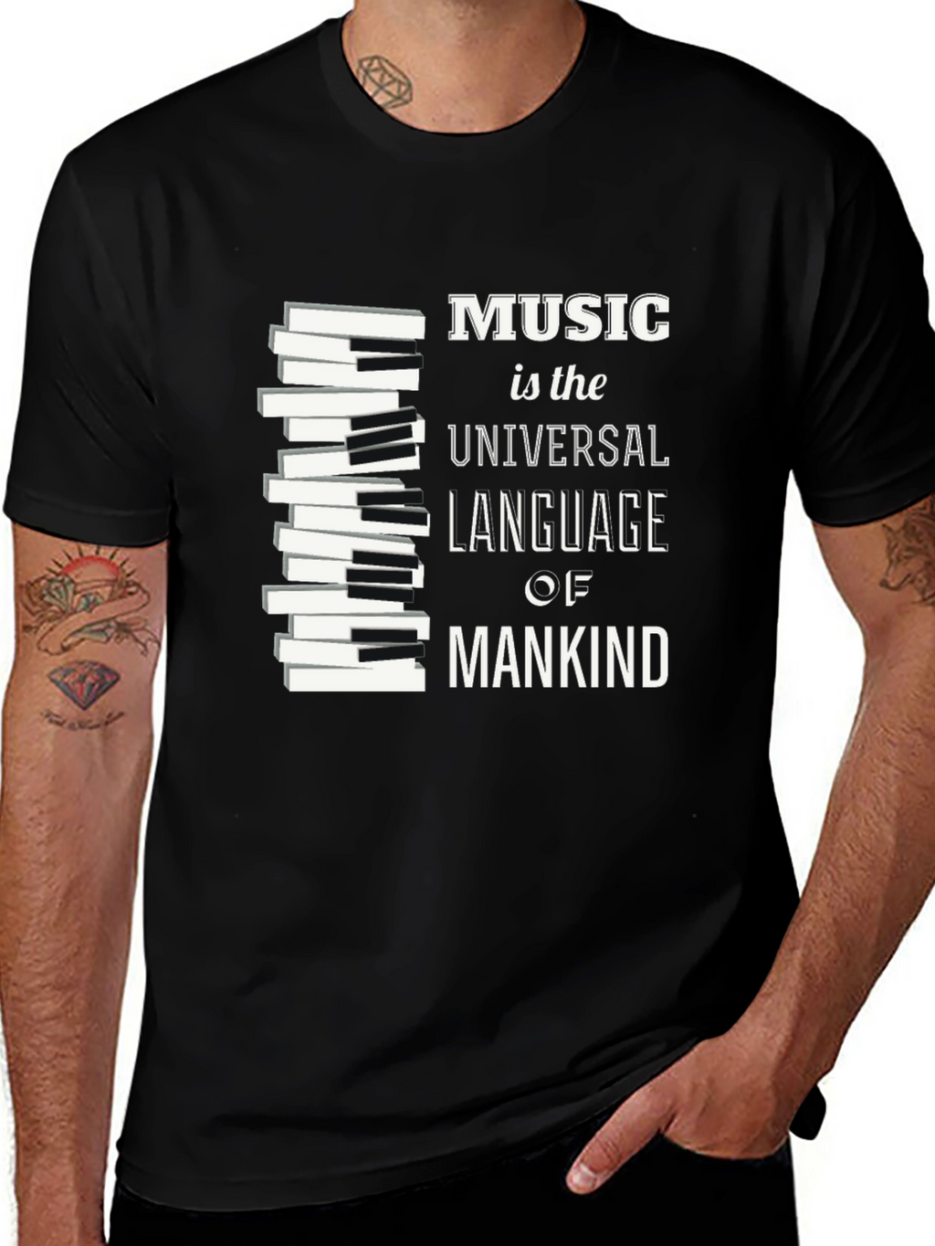 Music is the Universal Language Graphic T-Shirt