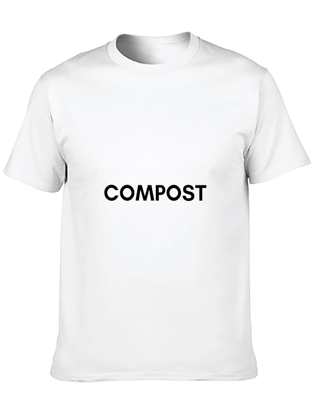 Compost Crew T-Shirt - Black Classic Fit