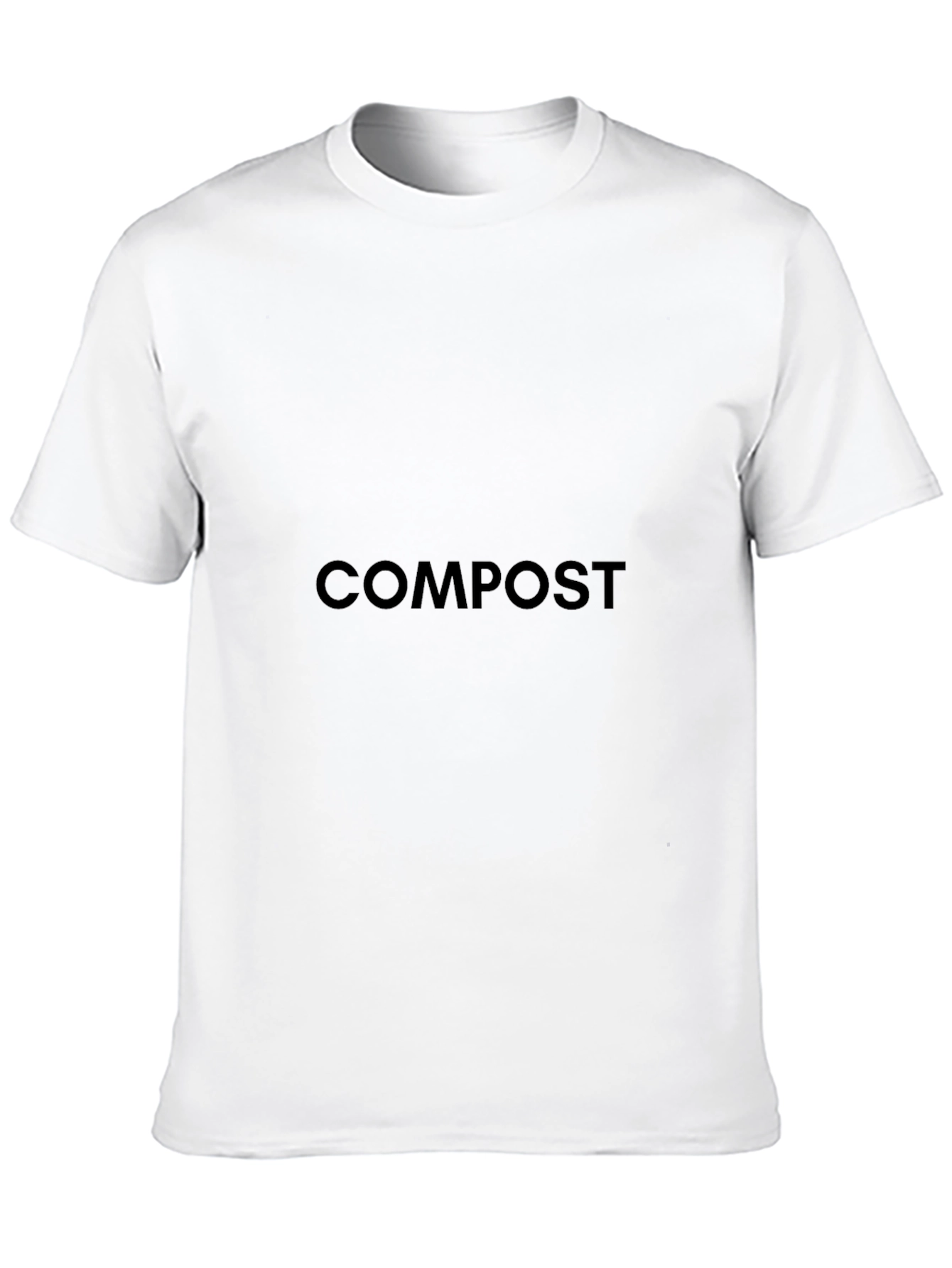 Compost Crew T-Shirt - Black Classic Fit