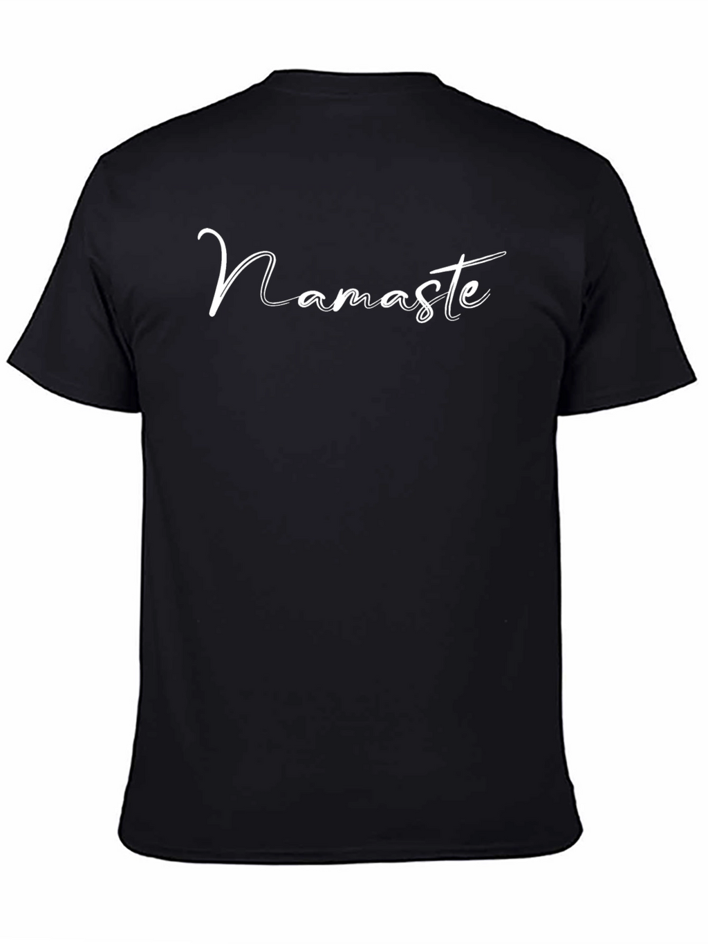 Namaste Script Black T-Shirt