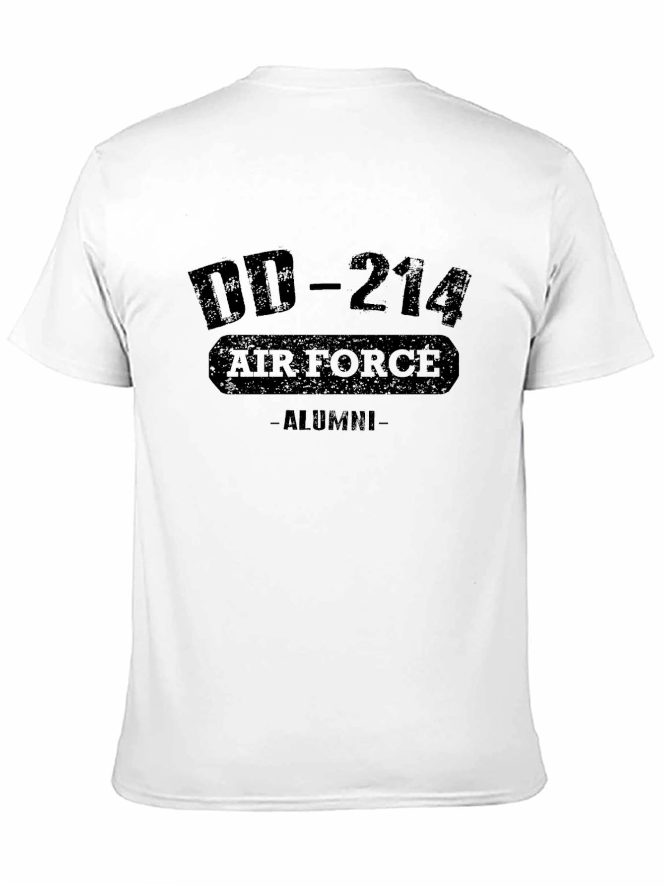 Air Force Alumni T-Shirt DD-214 Black Tee