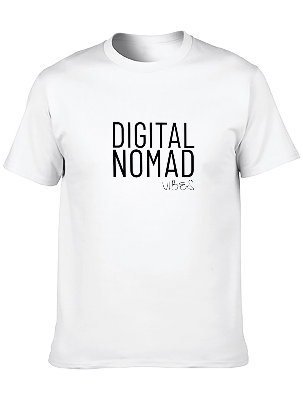 Digital Nomad Vibes Black T-Shirt