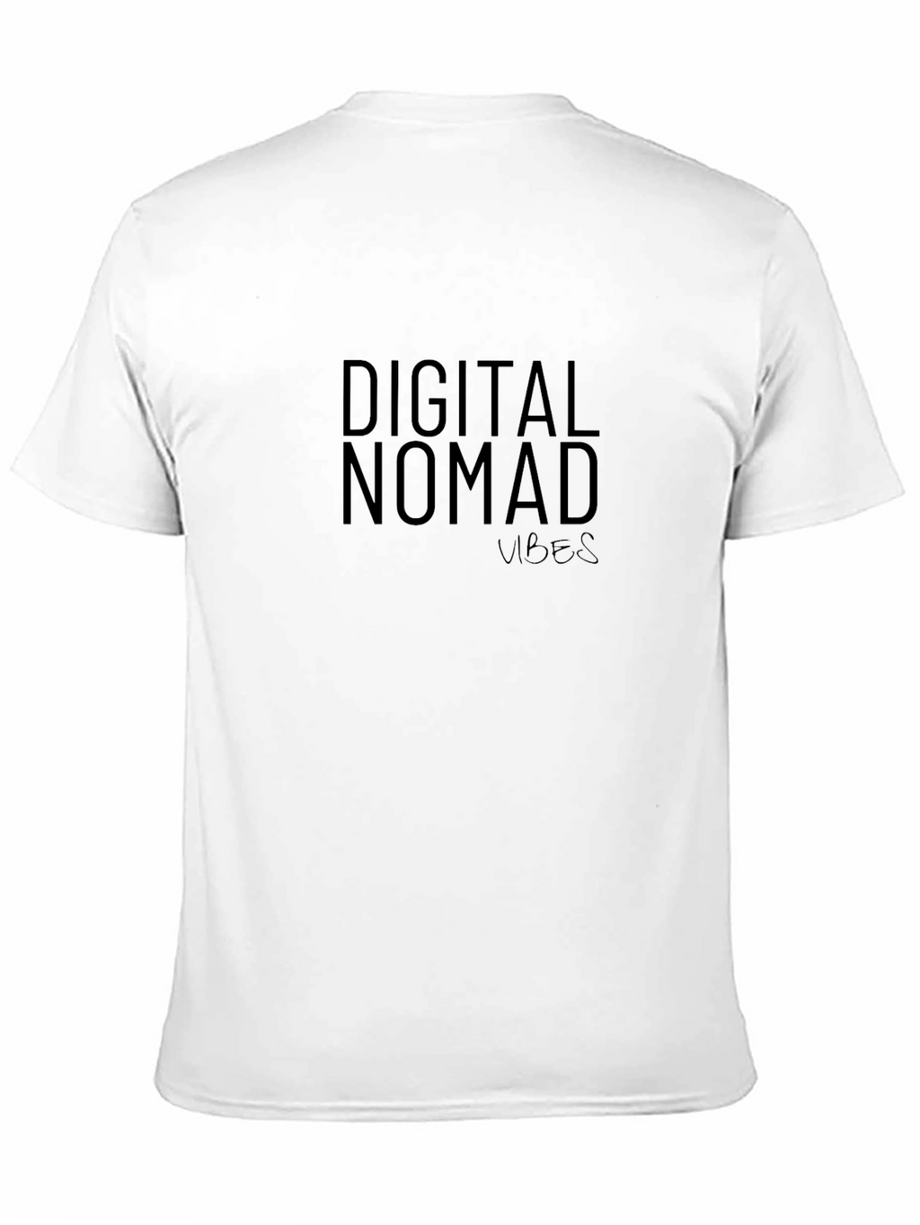 Digital Nomad Vibes Black T-Shirt
