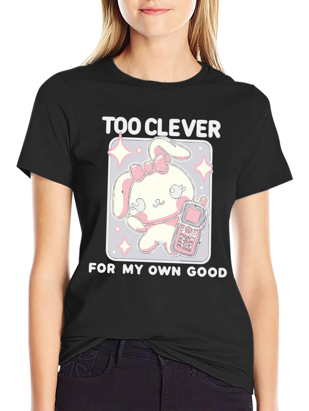 Too Clever Bunny Graphic Tee