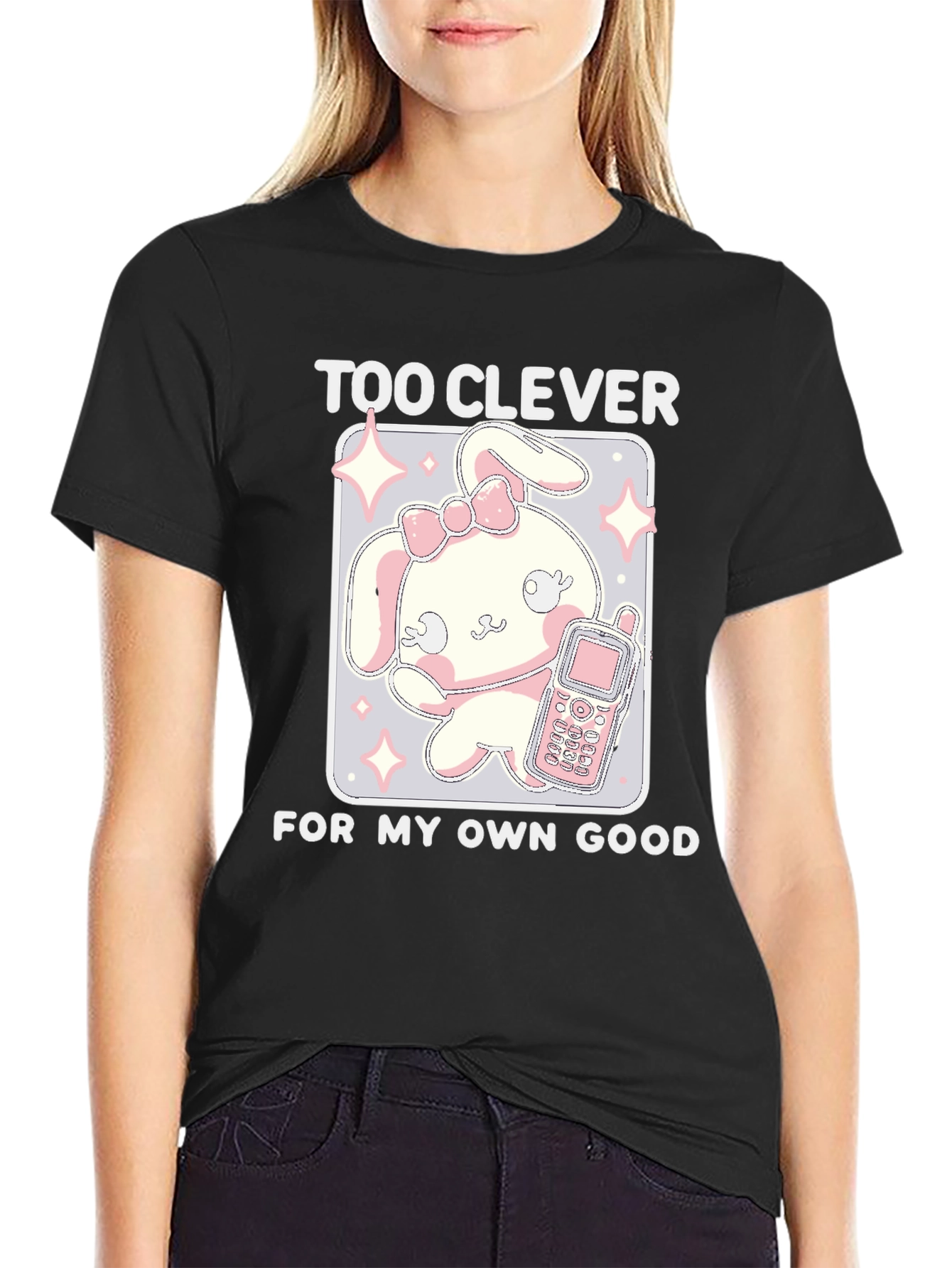 Too Clever Bunny Graphic Tee