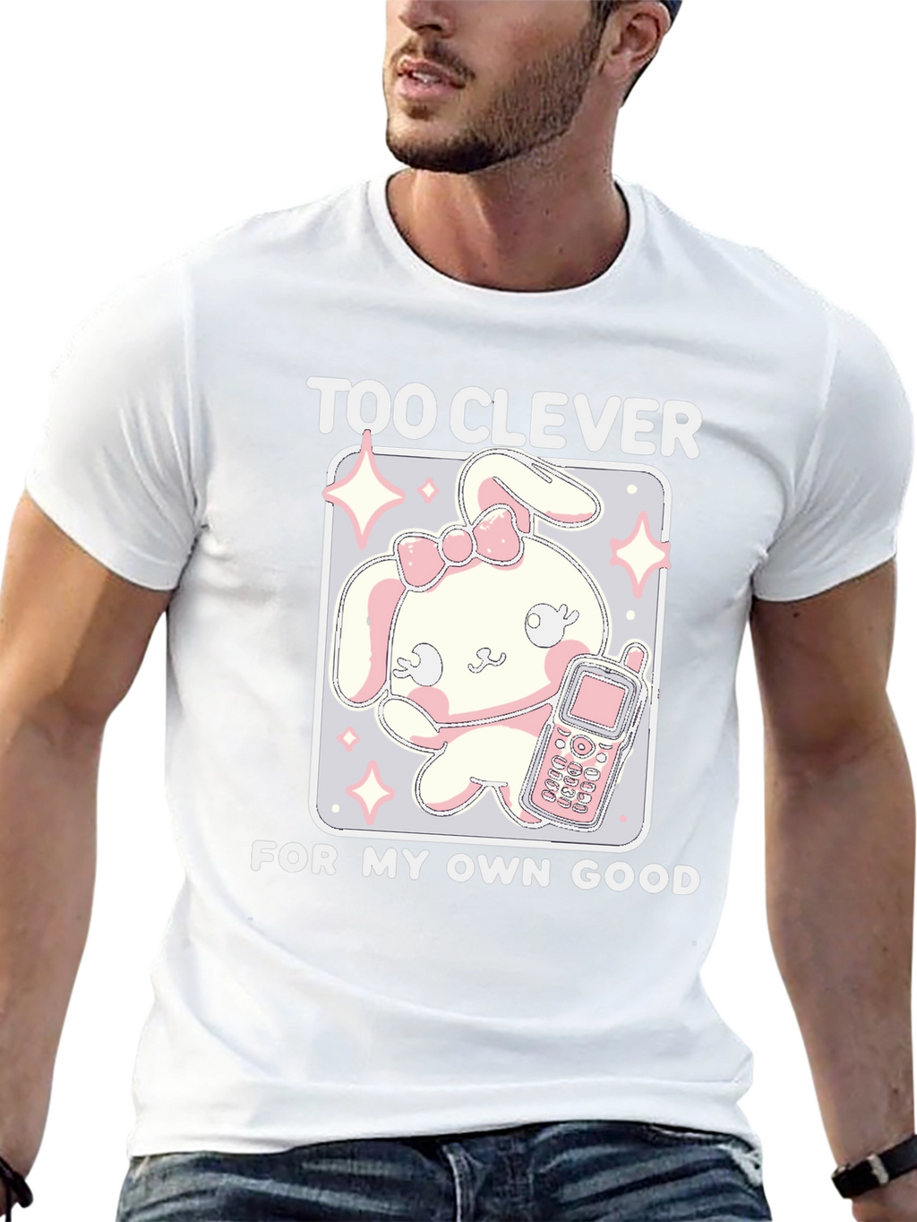 Too Clever Bunny Graphic Tee