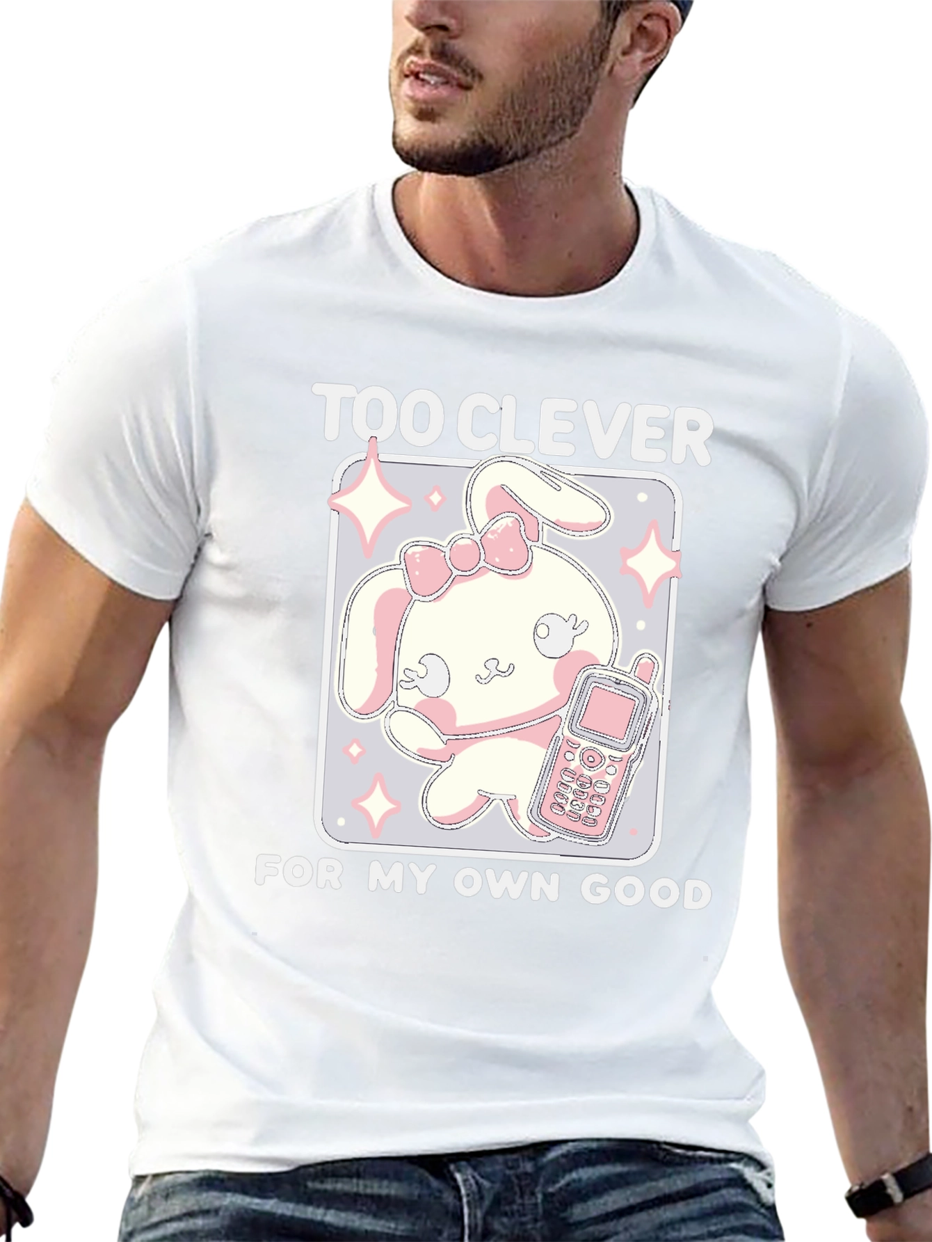 Too Clever Bunny Graphic Tee