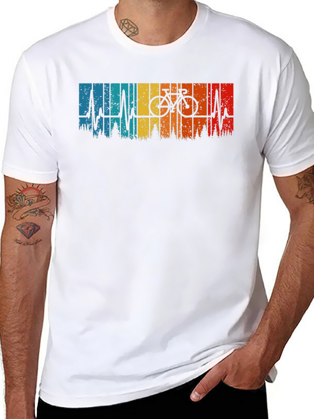Cycling Heartbeat T-Shirt
