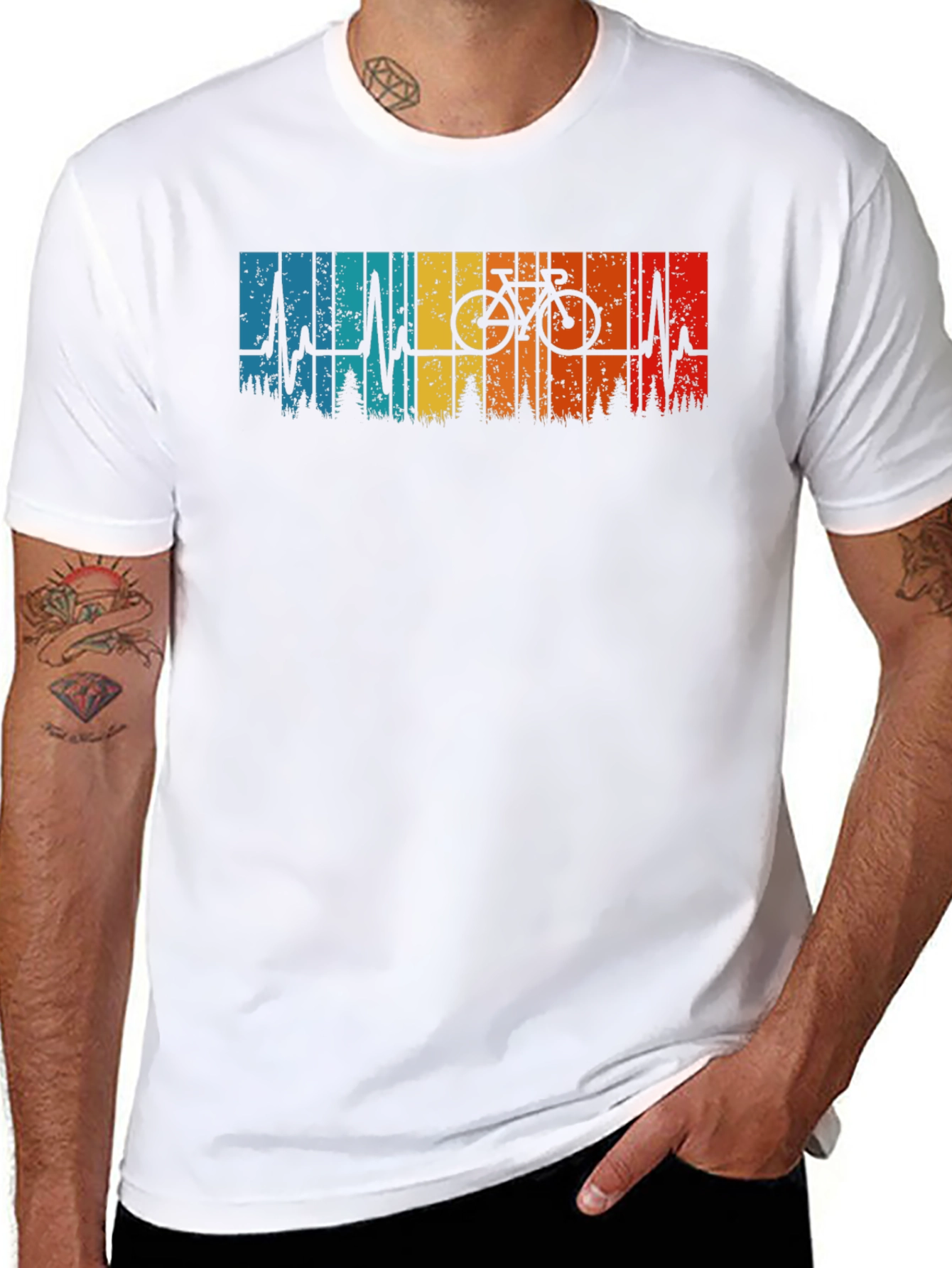 Cycling Heartbeat T-Shirt