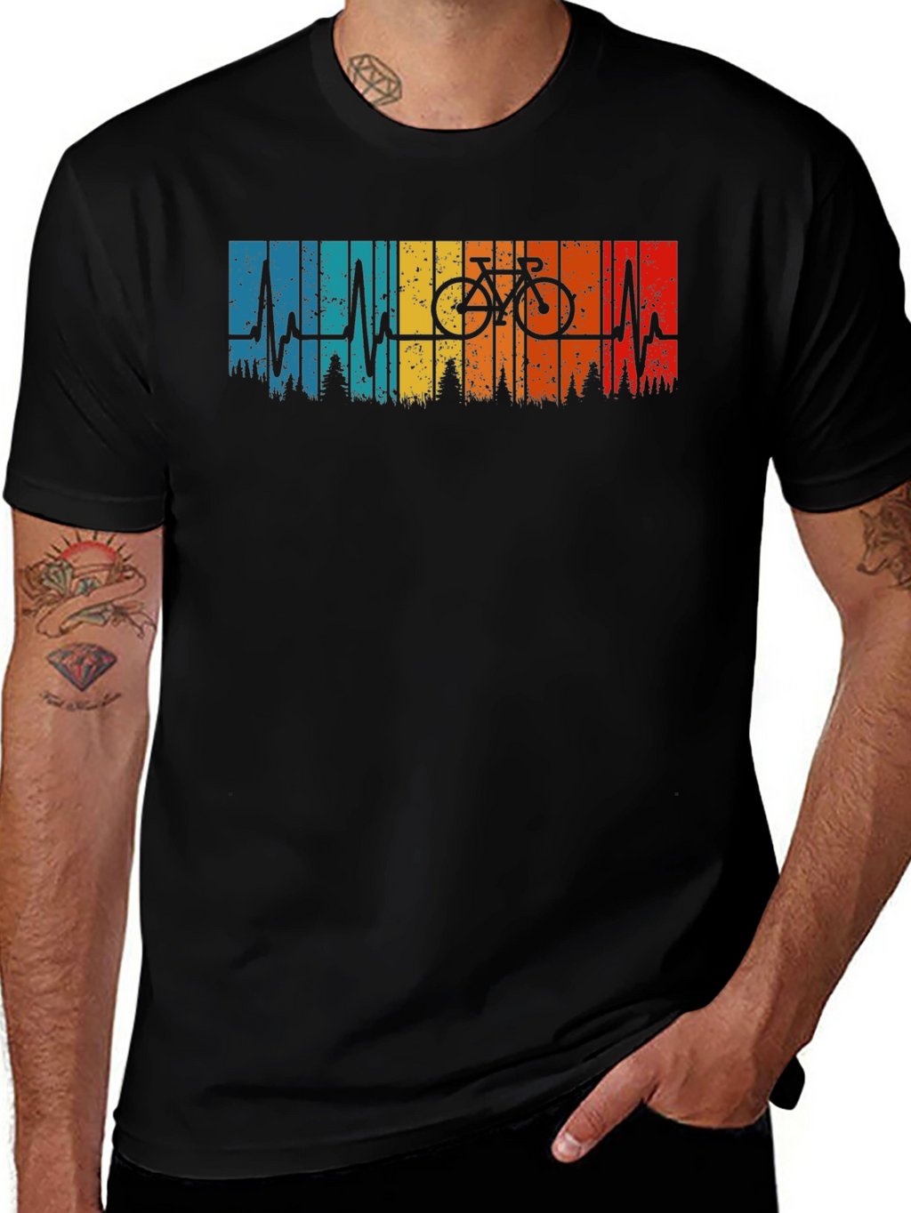 Cycling Heartbeat T-Shirt