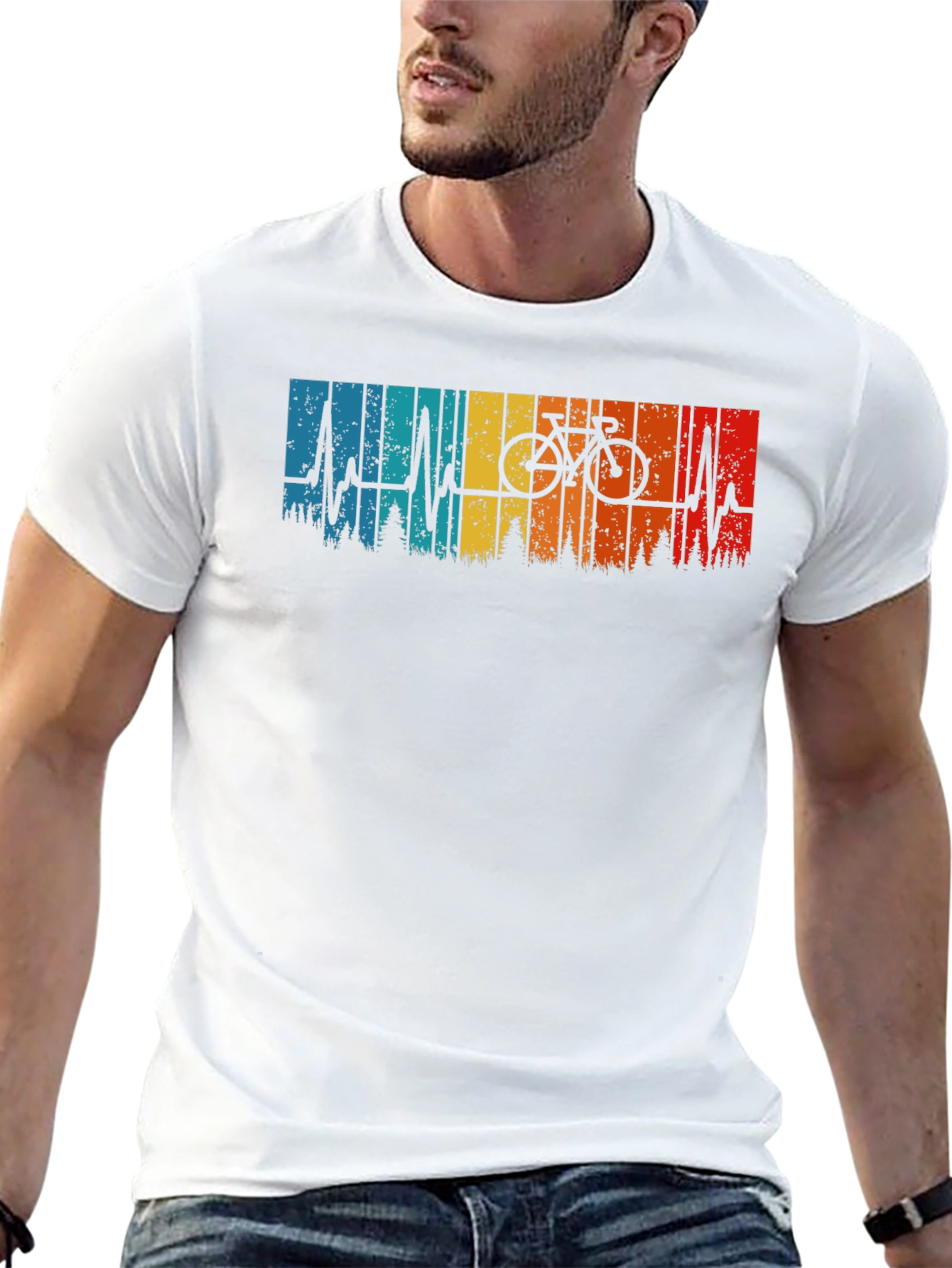 Cycling Heartbeat T-Shirt