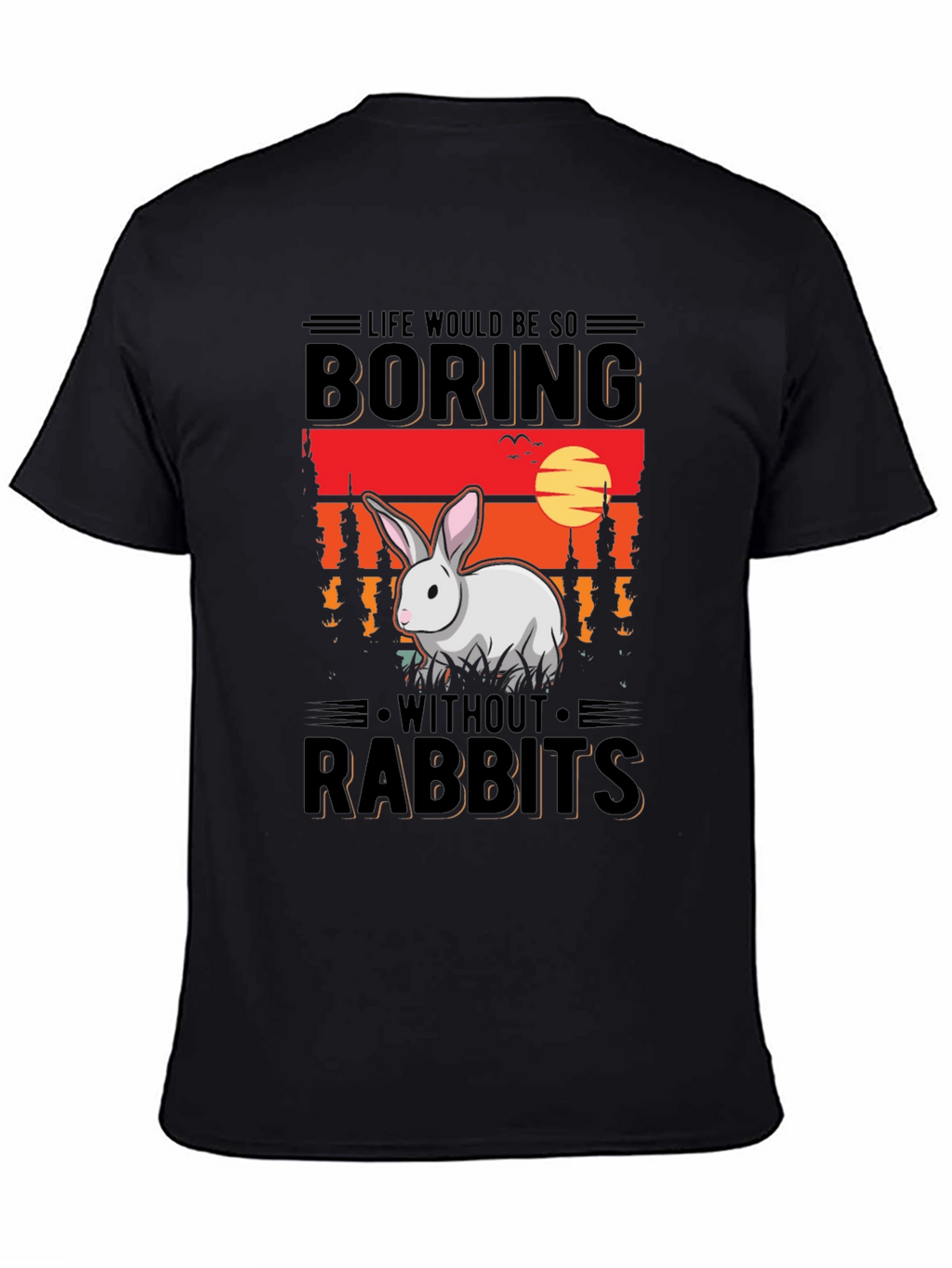 Boring Without Rabbits Graphic Tee
