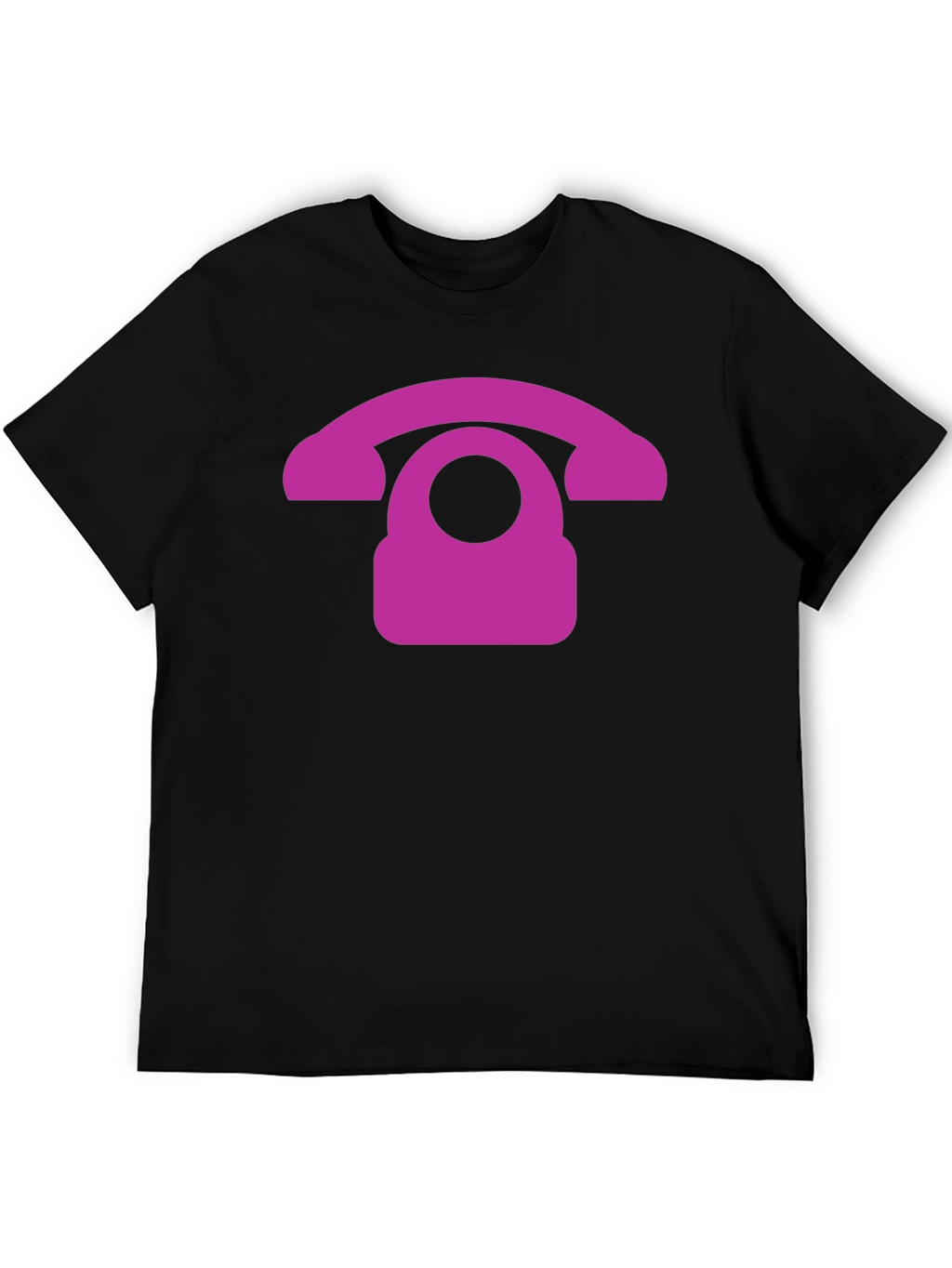 Retro Purple Phone Graphic T-Shirt