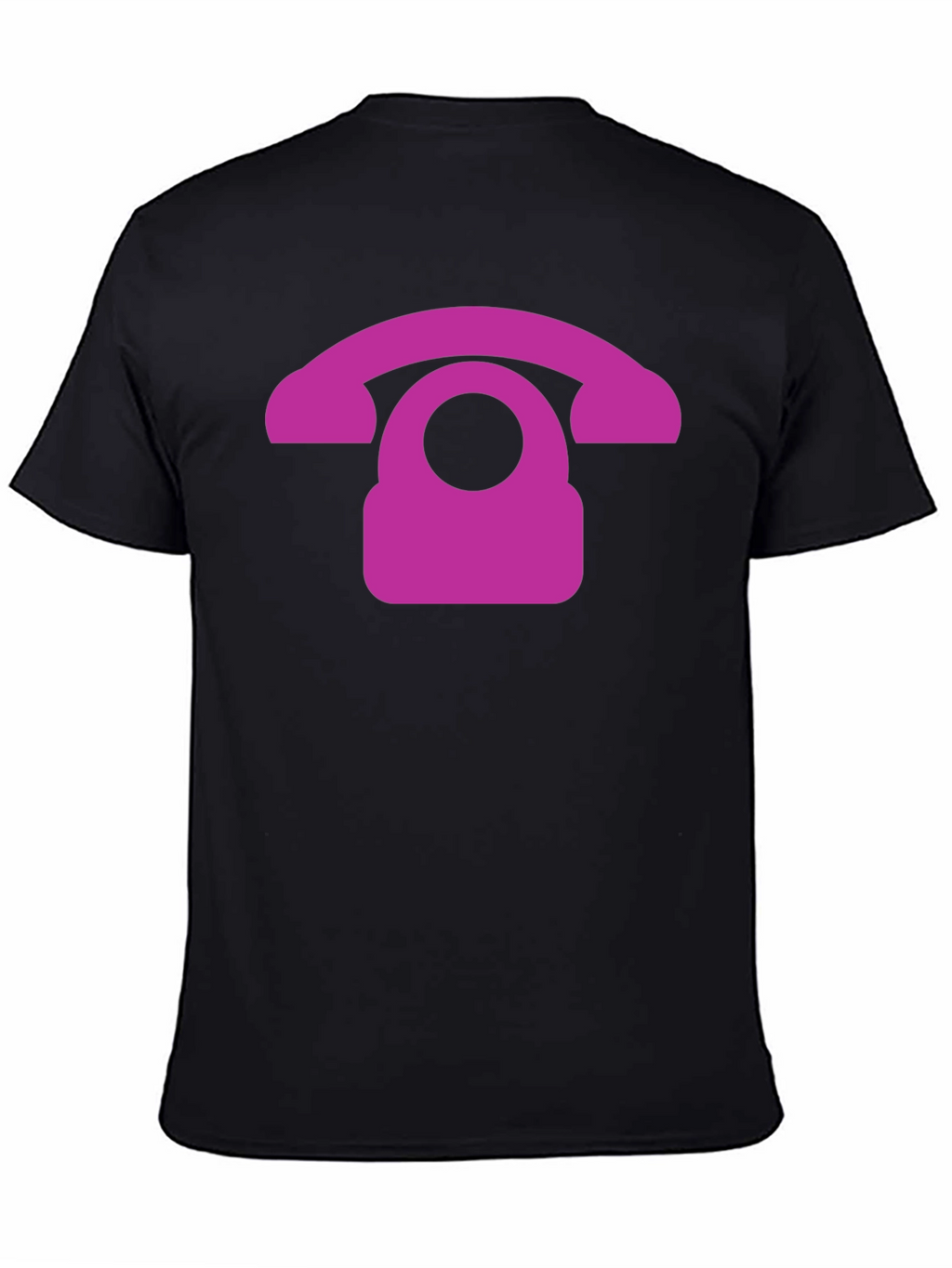 Retro Purple Phone Graphic T-Shirt