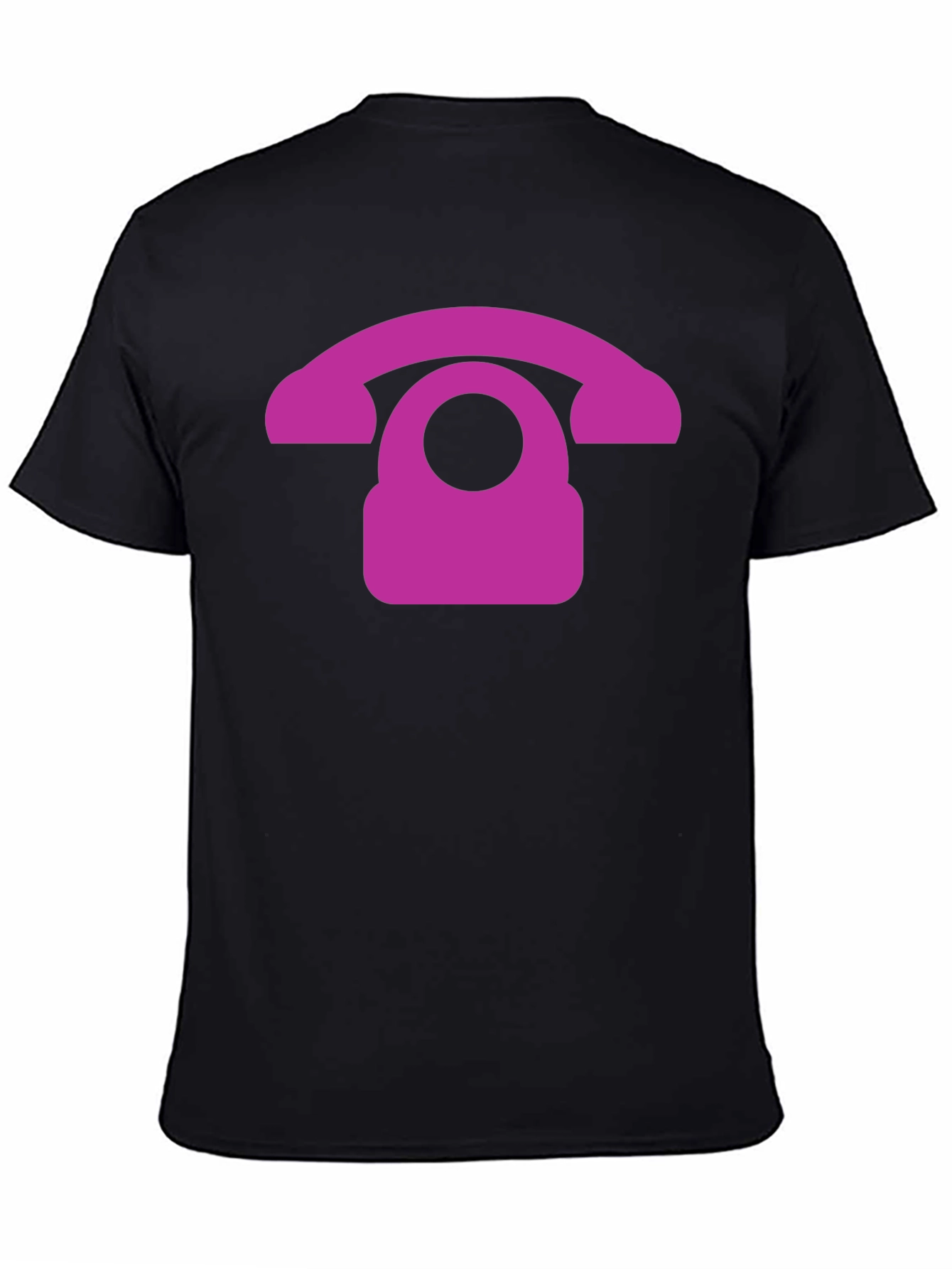 Retro Purple Phone Graphic T-Shirt