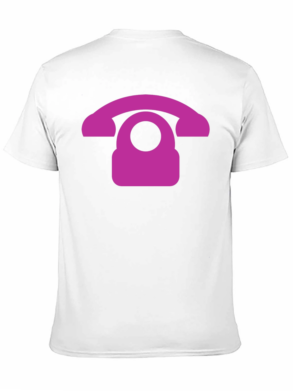 Retro Purple Phone Graphic T-Shirt