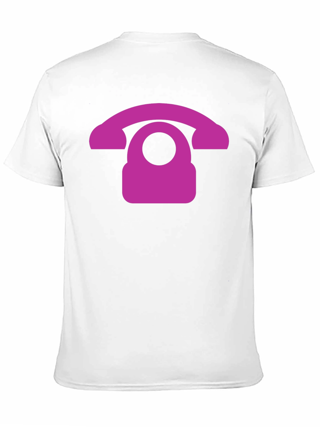 Retro Purple Phone Graphic T-Shirt