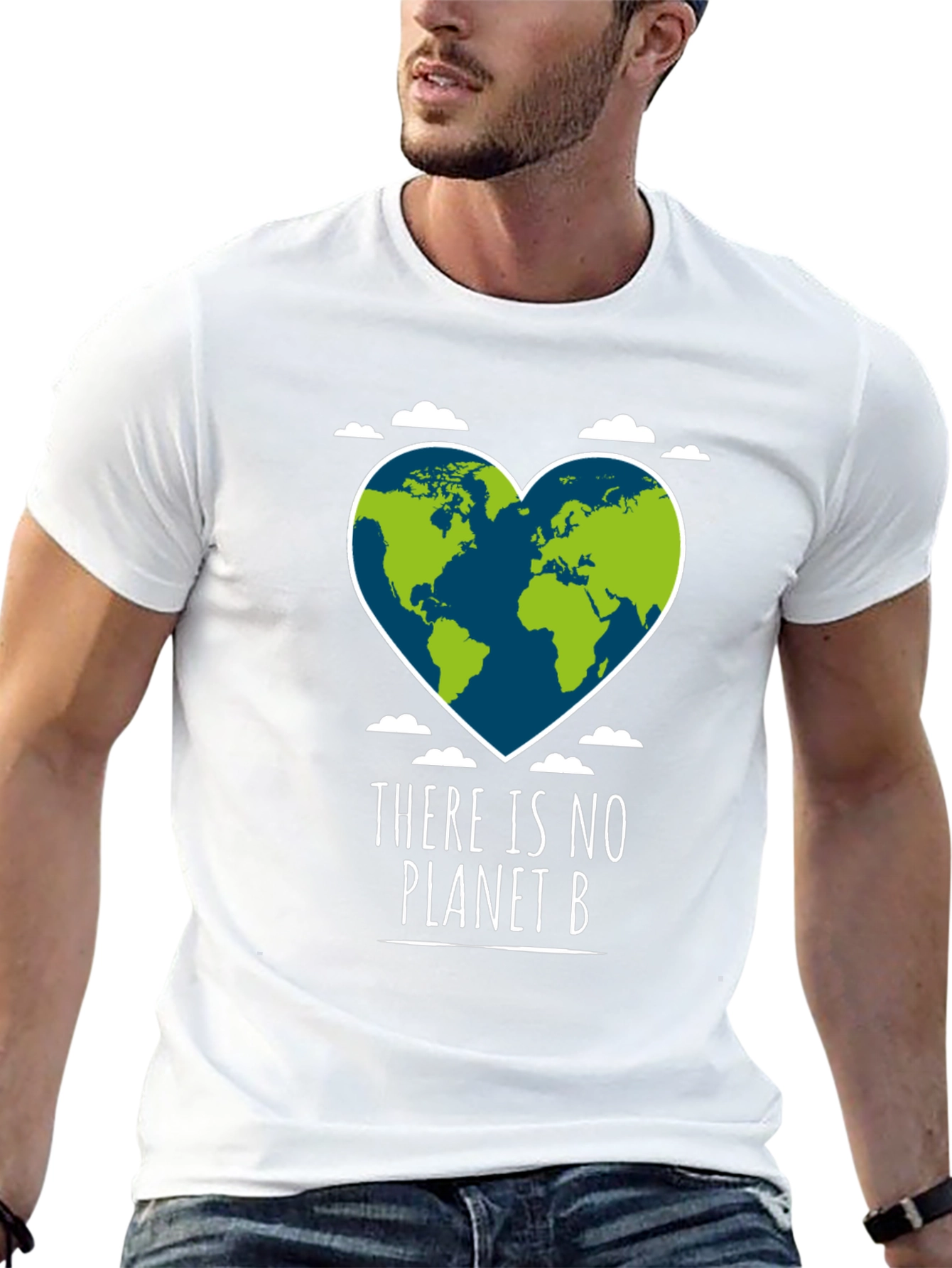 Planet B T-Shirt: Earth Heart Design