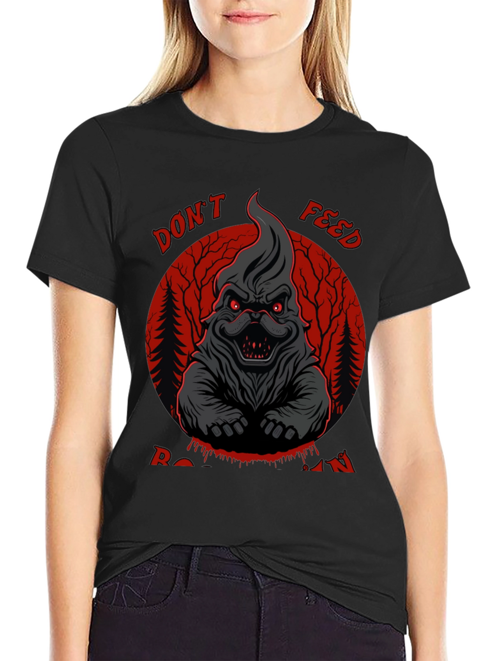 Dont Feed Ratlin Funny Graphic T-Shirt