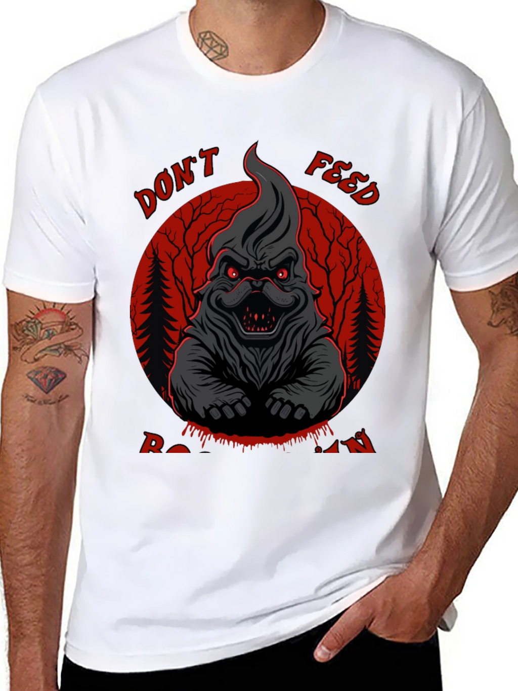 Dont Feed Ratlin Funny Graphic T-Shirt