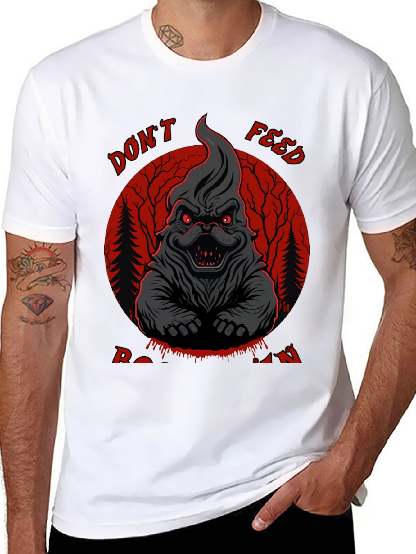 Dont Feed Ratlin Funny Graphic T-Shirt