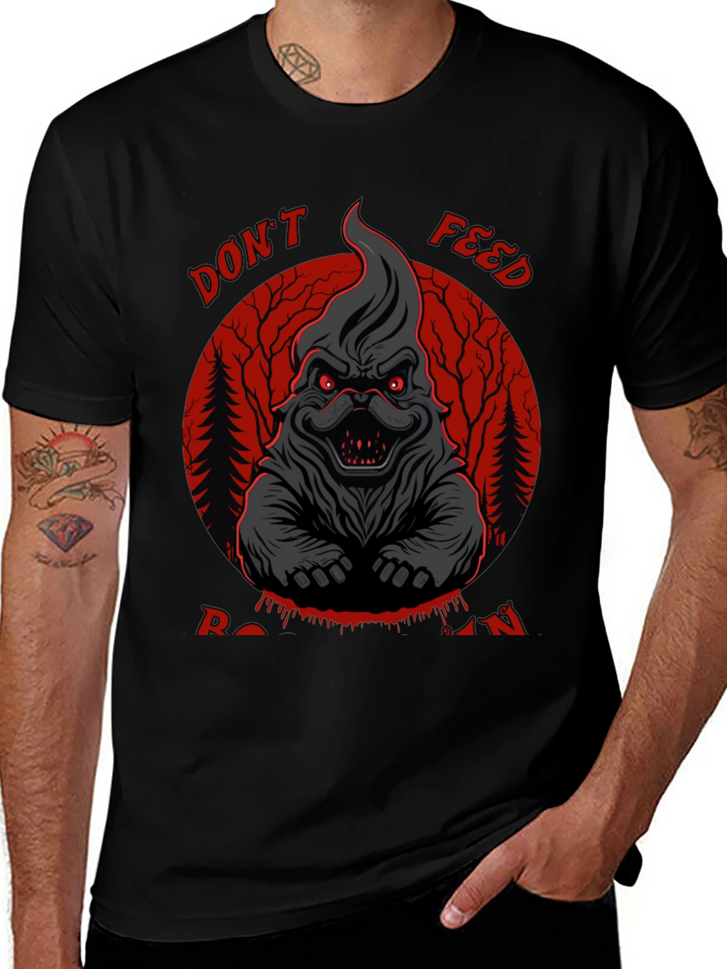Dont Feed Ratlin Funny Graphic T-Shirt