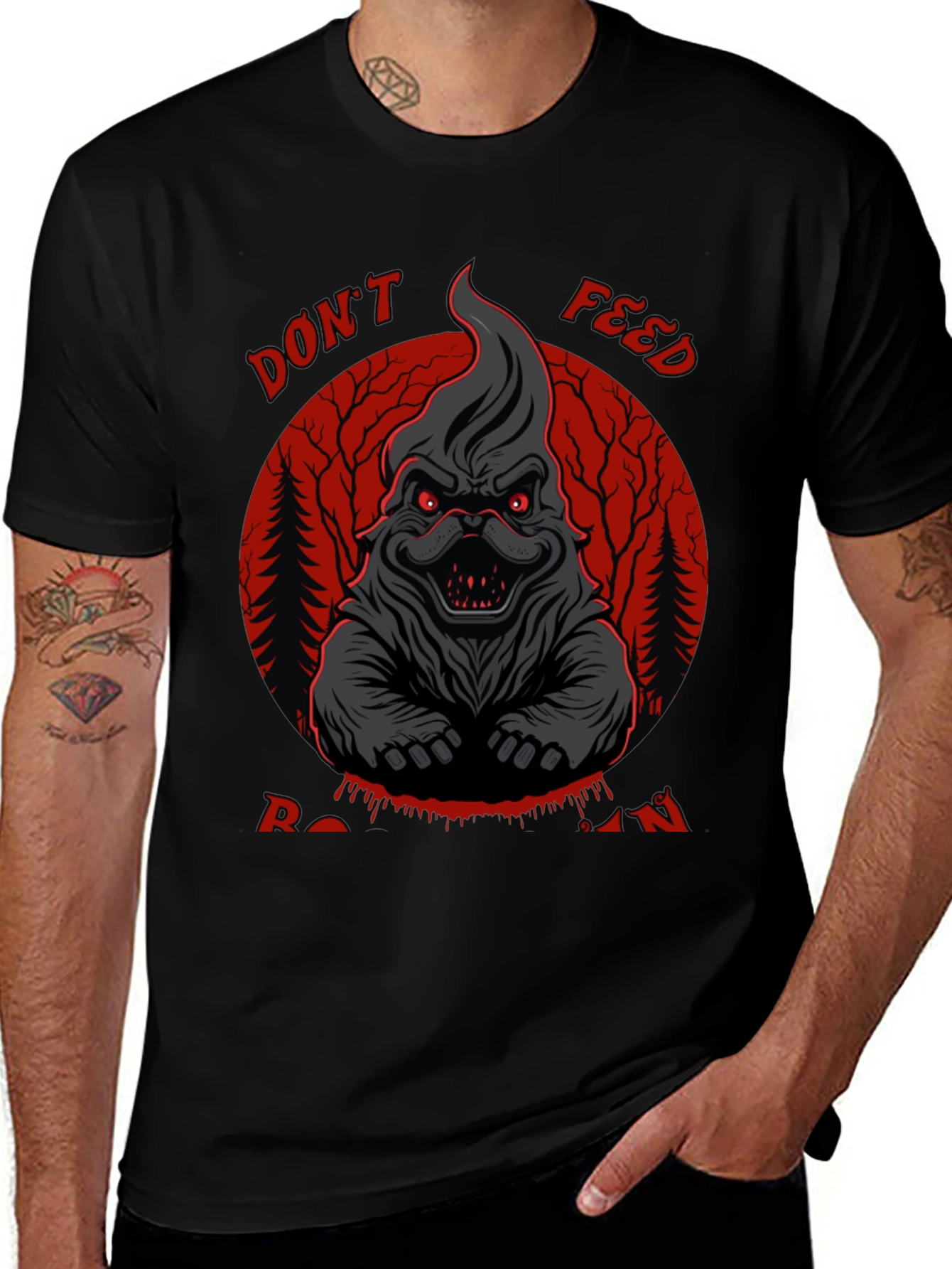 Dont Feed Ratlin Funny Graphic T-Shirt