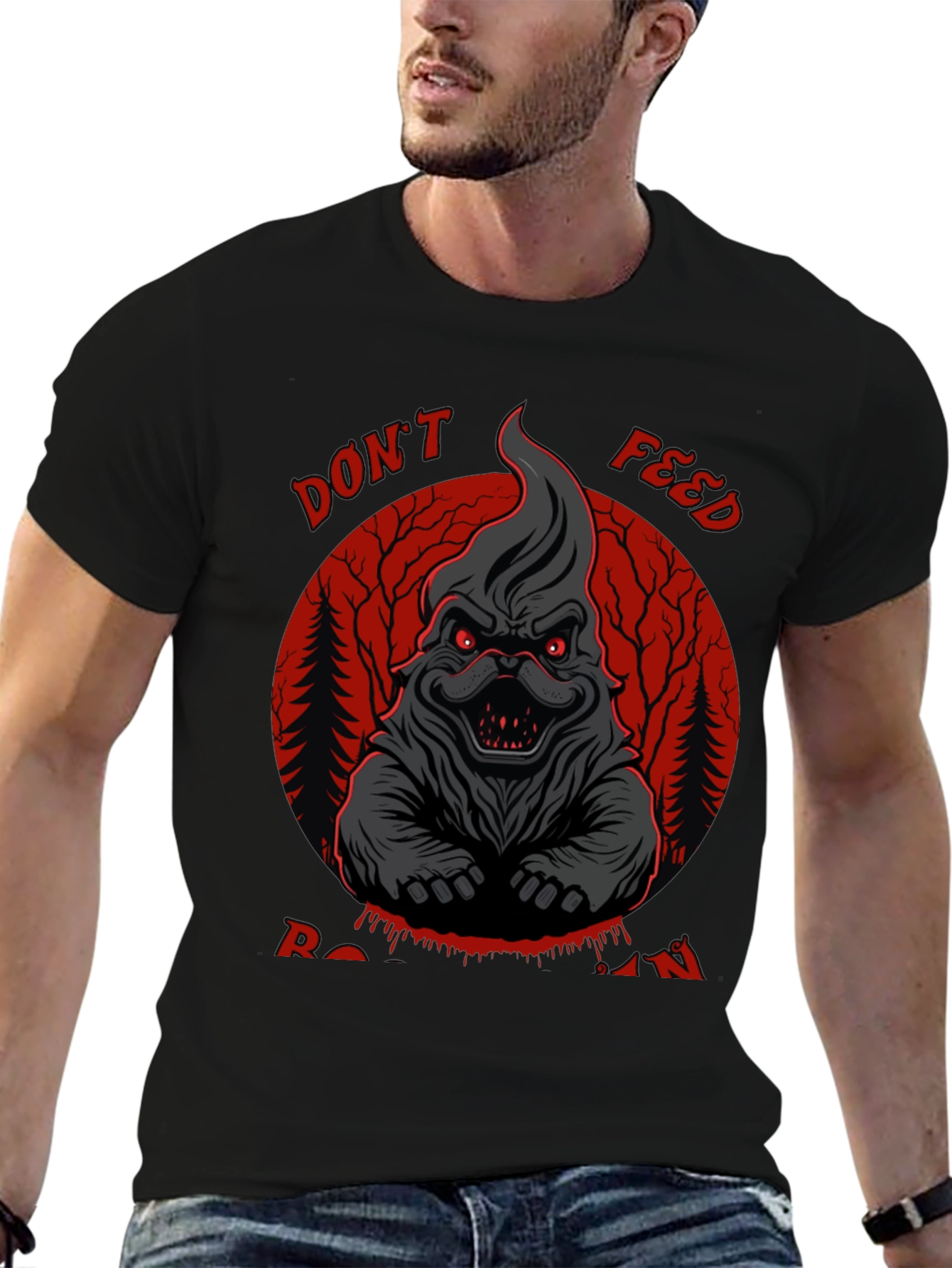Dont Feed Ratlin Funny Graphic T-Shirt