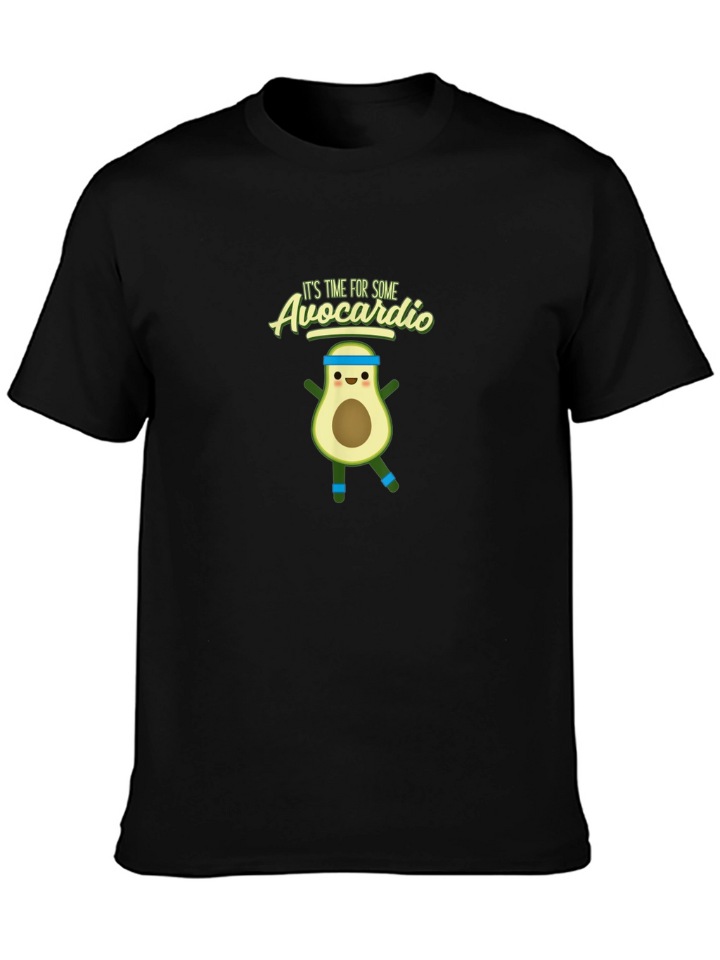 Avocardio Graphic T-Shirt - Fitness Avocado Pun Tee