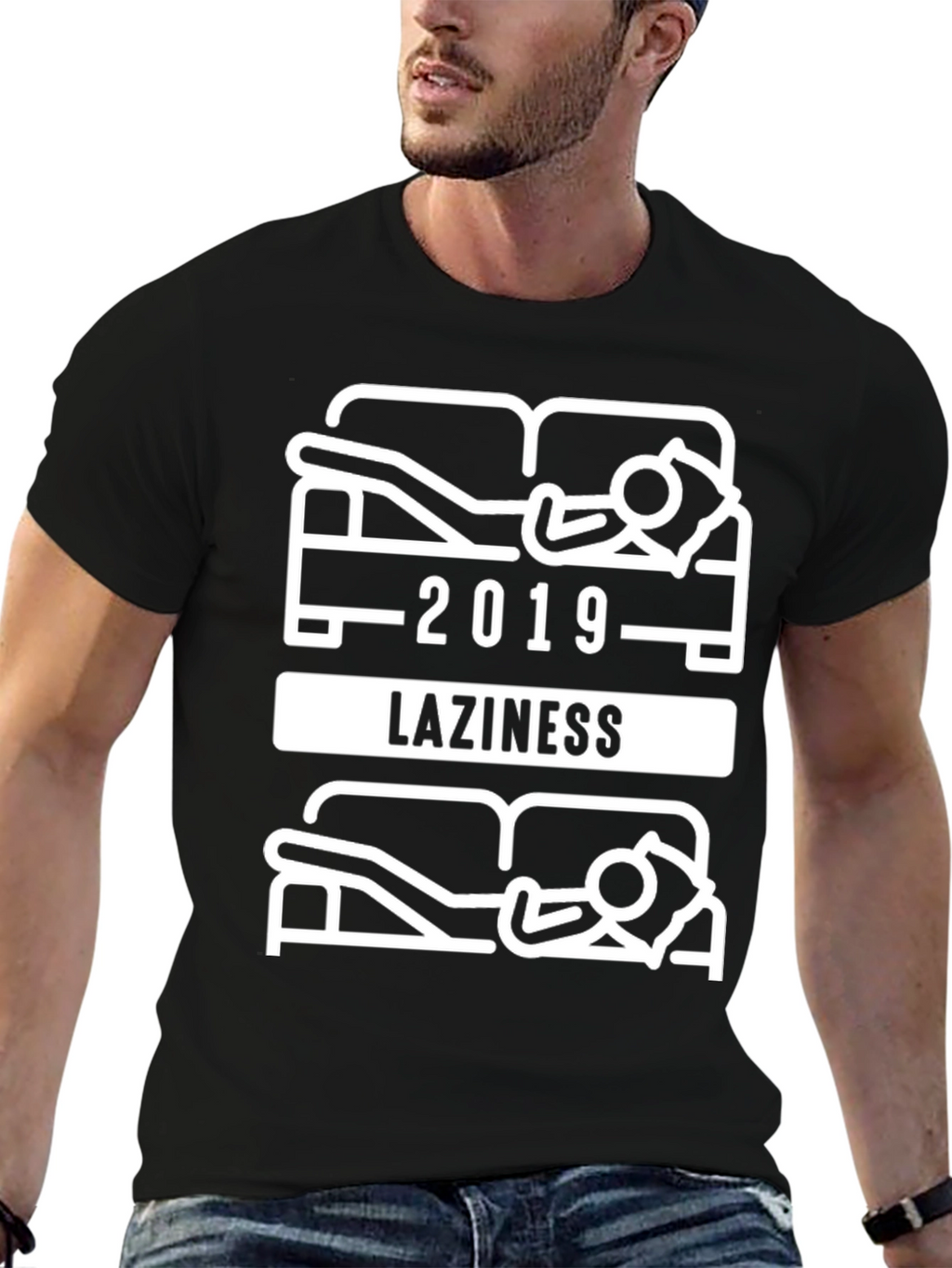 Funny 2019 Laziness Couch Potato T-Shirt