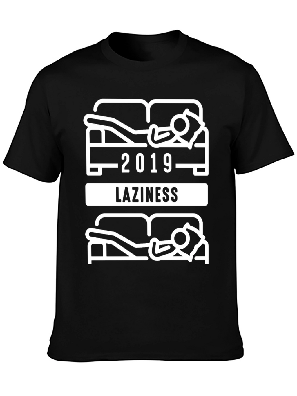 Funny 2019 Laziness Couch Potato T-Shirt