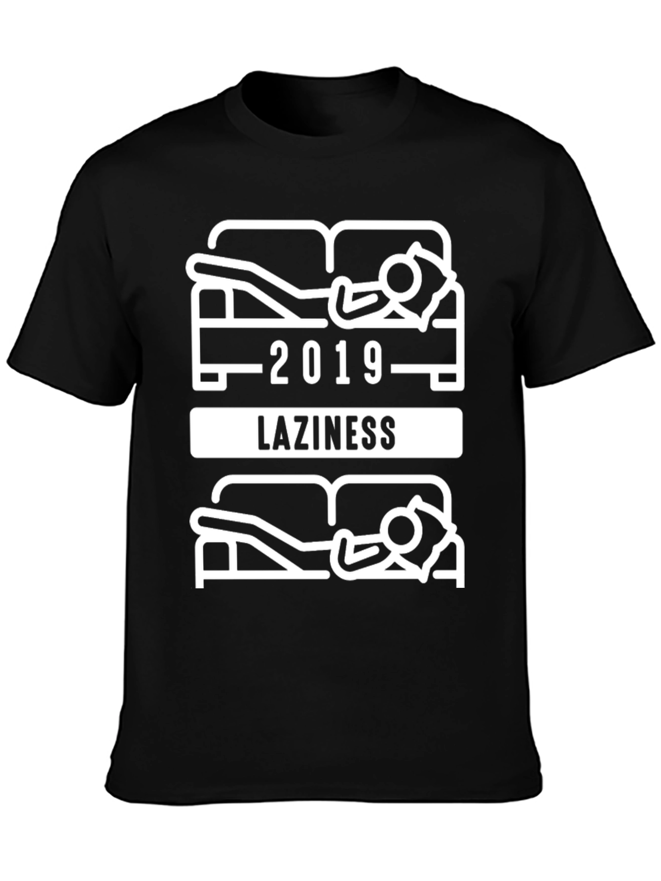 Funny 2019 Laziness Couch Potato T-Shirt