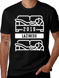 Funny 2019 Laziness Couch Potato T-Shirt